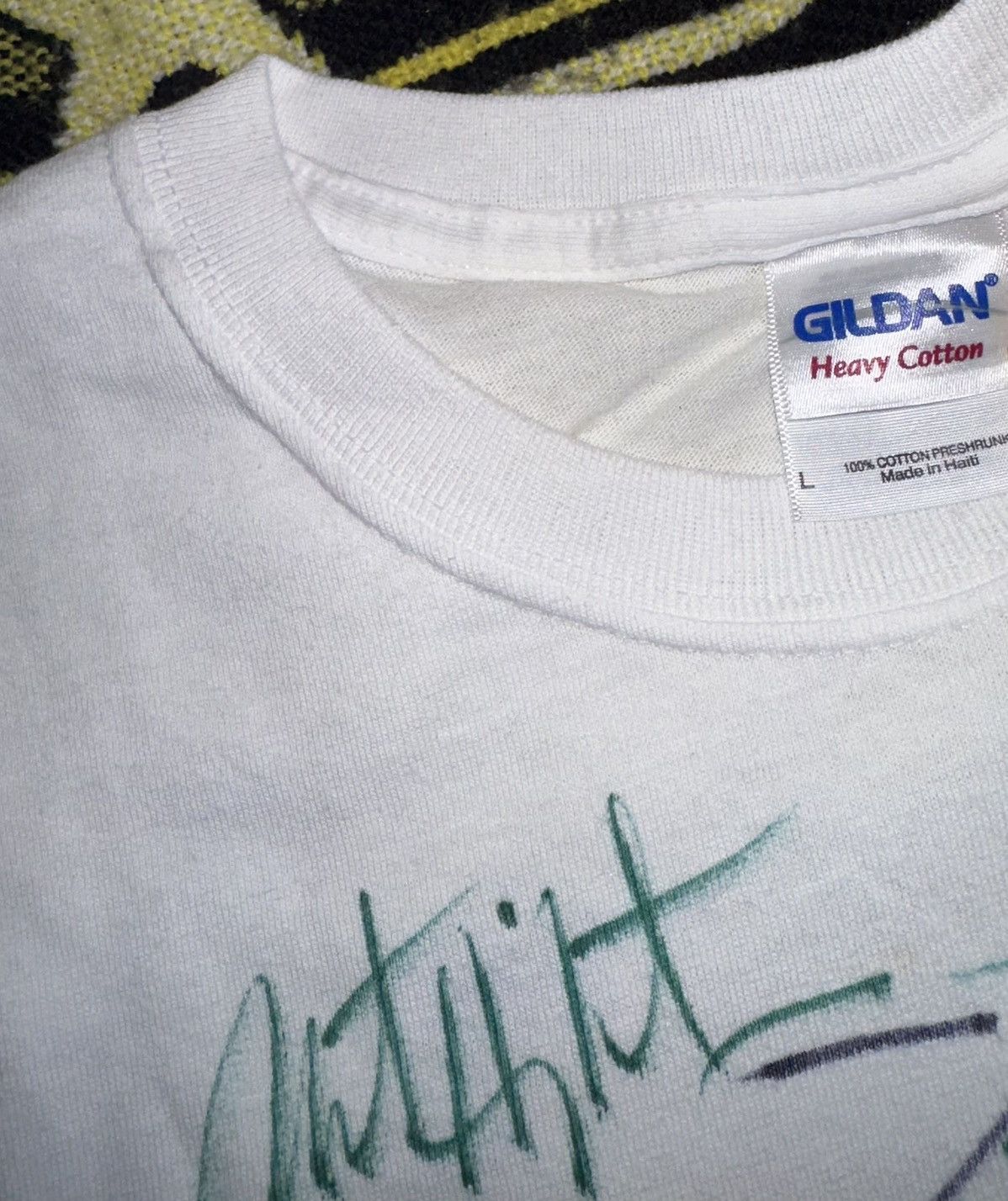 Gildan AUTOGRAPH Rutledge Wood/Alexis DeJoria Etc NHRA Vegas T Sz.L Size US L / EU 52-54 / 3 - 5 Thumbnail