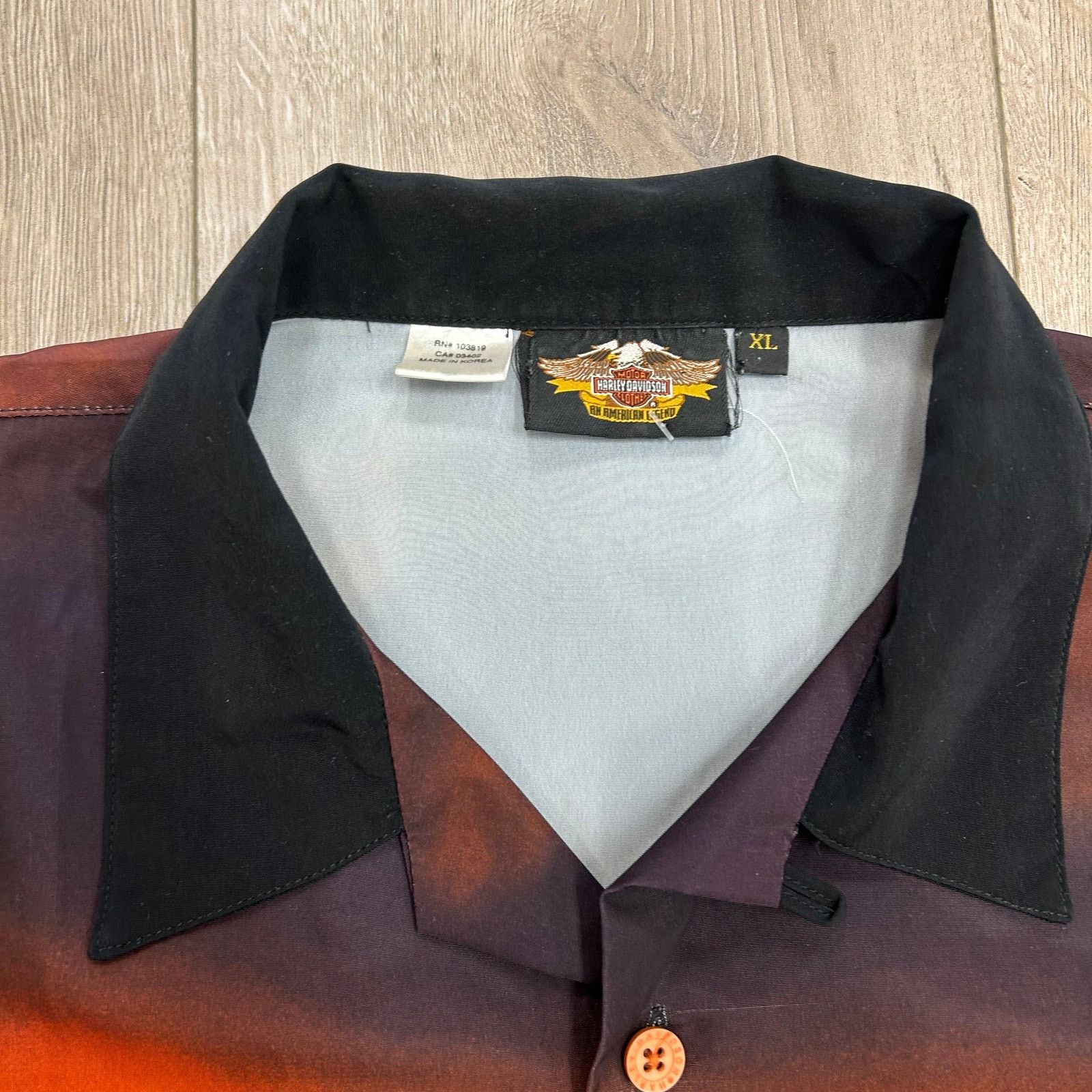 Harley Davidson Harley Davidson Eagle Sunset Biker Button Up Shirt size XL Size US XL / EU 56 / 4 - 3 Thumbnail