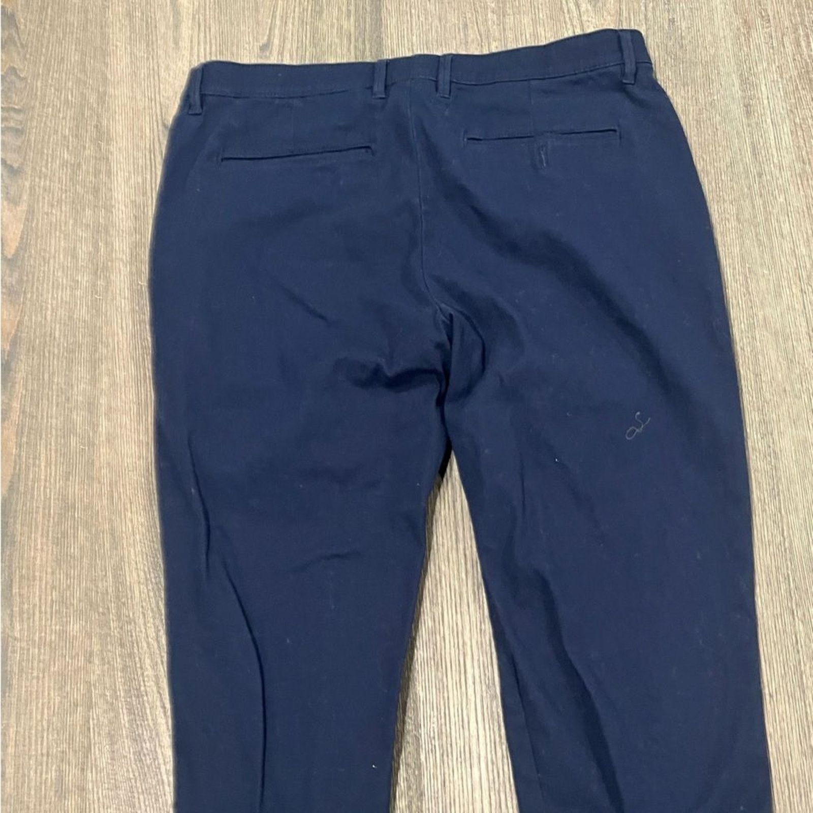 Vintage English Laundry Navy Slim Leg Trouser Dress Pants Size 34x30 Size US 34 / EU 50 - 8 Thumbnail