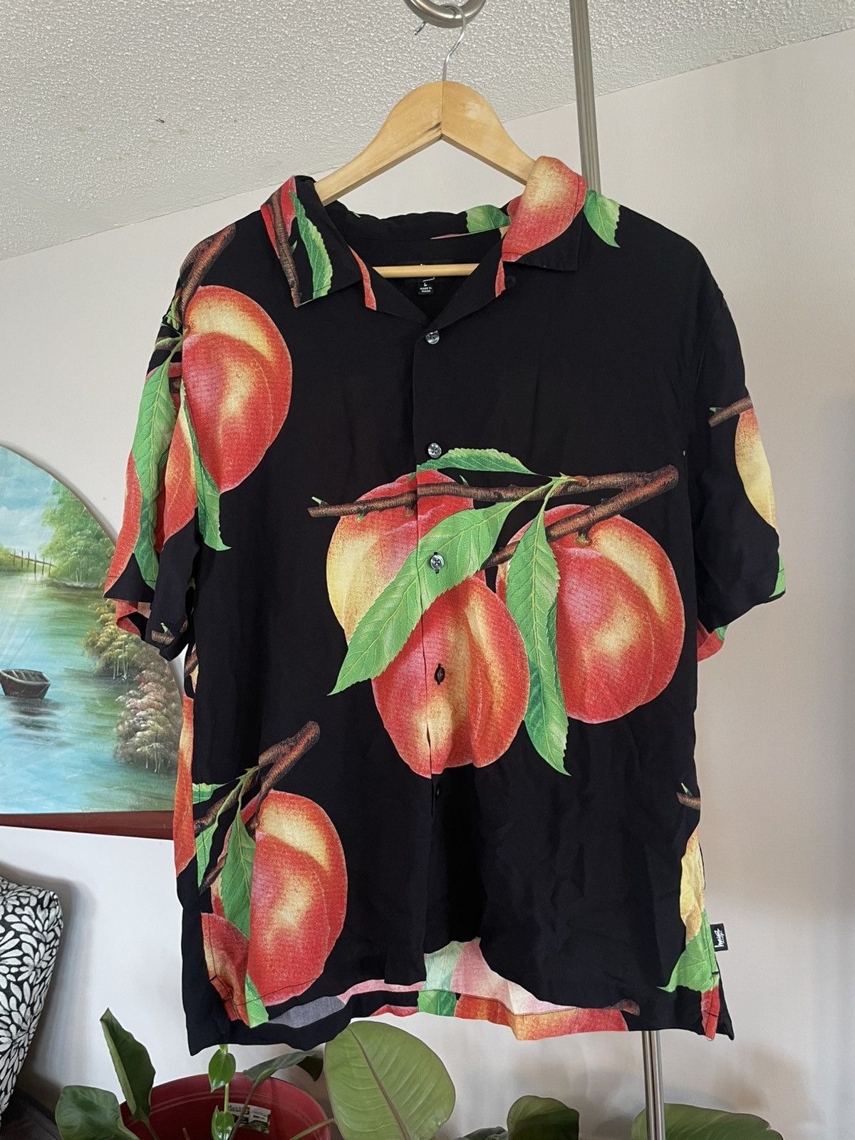 Stussy Stussy Peaches Rayon Button Up Shirt Size US L / EU 52-54 / 3 - 1 Thumbnail