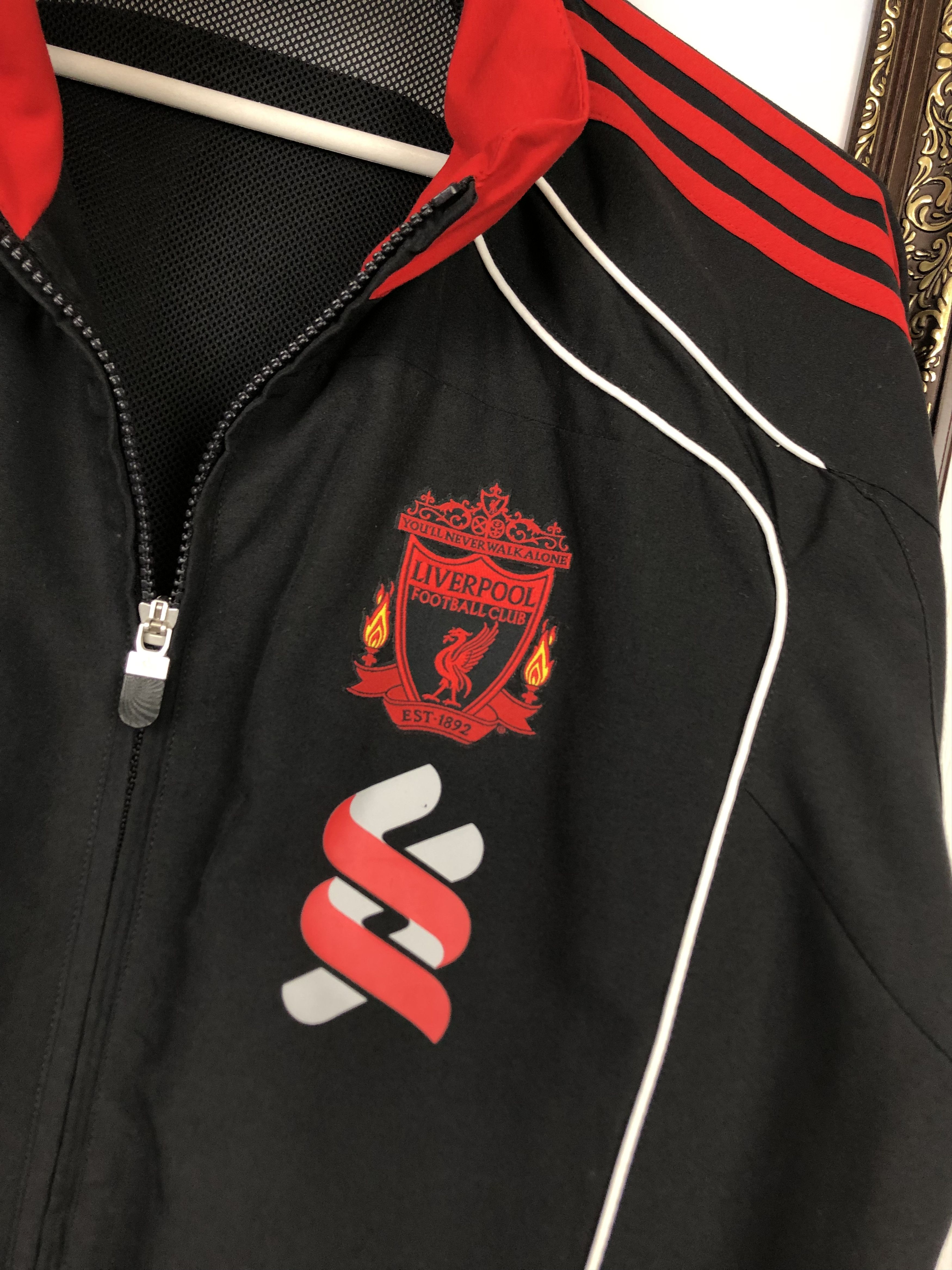 Adidas Vintage Adidas Liverpool Football Jacket Soccer Track Top Size US L / EU 52-54 / 3 - 3 Thumbnail