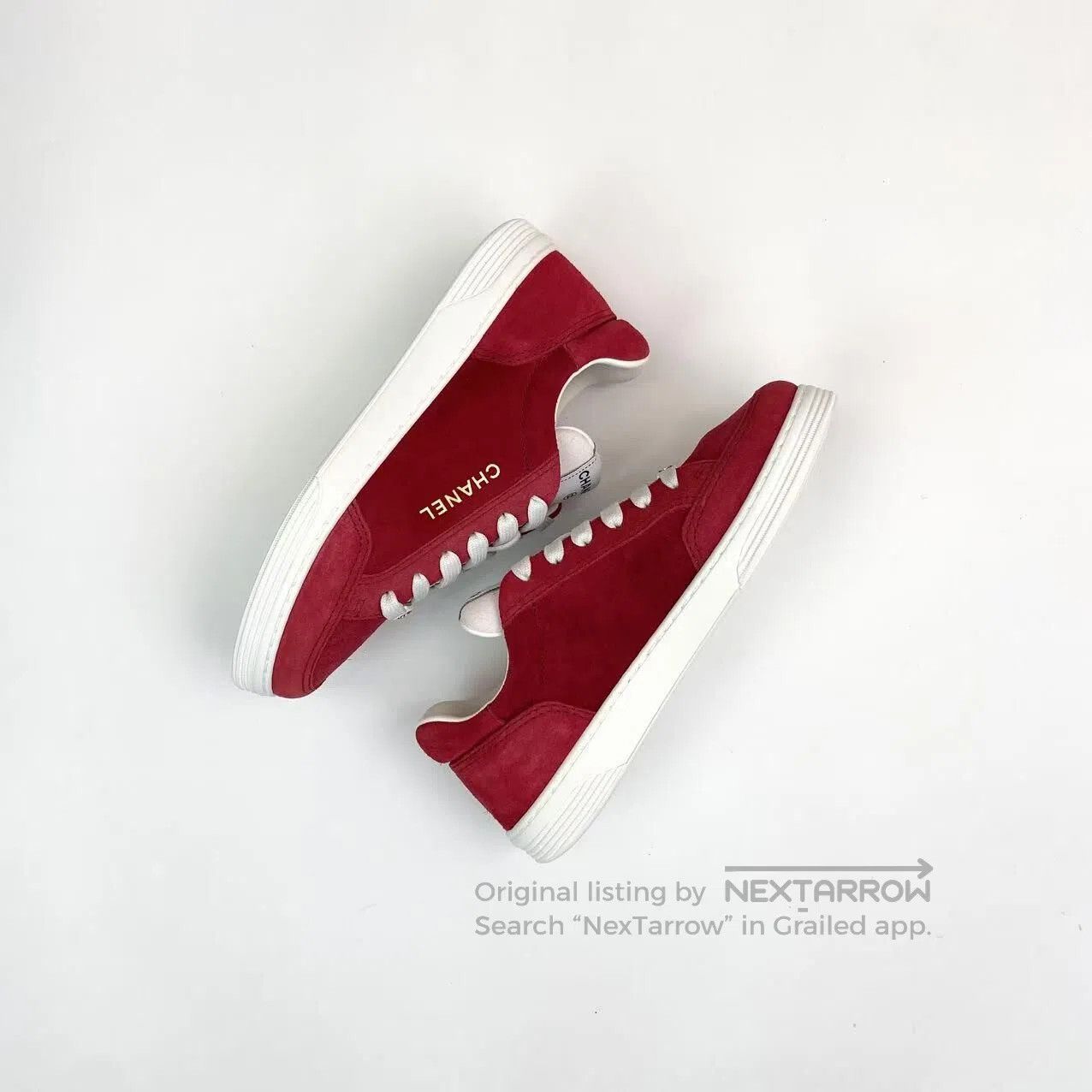 Chanel Chanel Red logo board shoes| Size US 6 / IT 36 - 4 Thumbnail