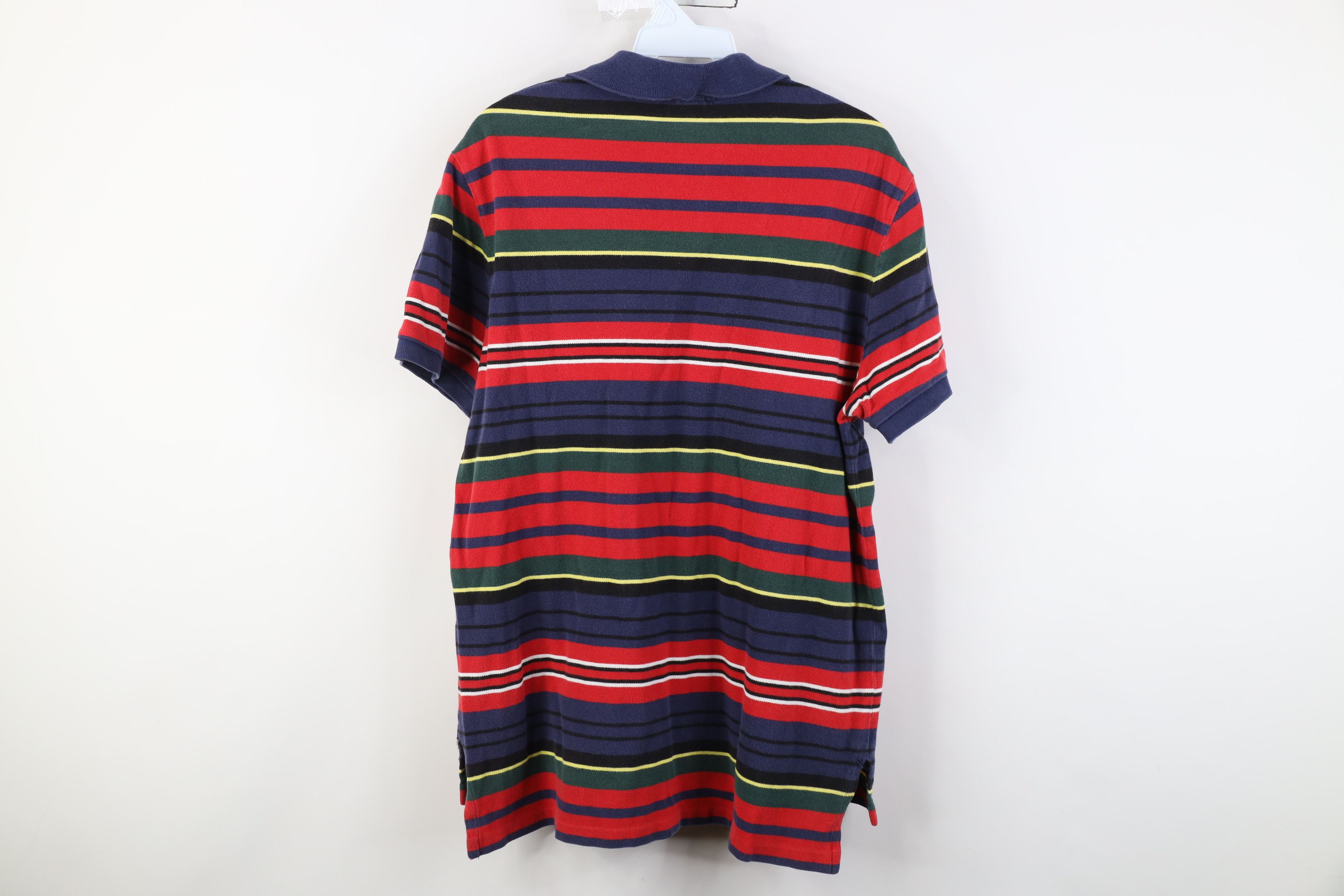 Polo Ralph Lauren Vintage 90s Ralph Lauren Striped Collared Golf Polo Shirt Size US L / EU 52-54 / 3 - 11 Thumbnail