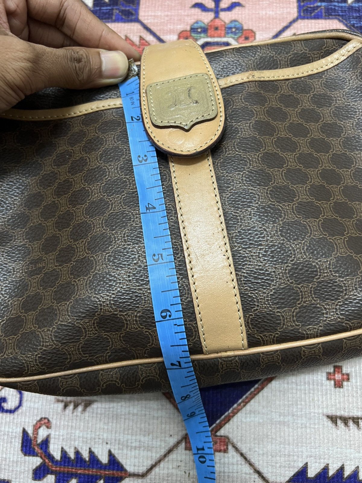 Celine Vintage Celine macadam monogram crossbody bag Size ONE SIZE - 16 Thumbnail