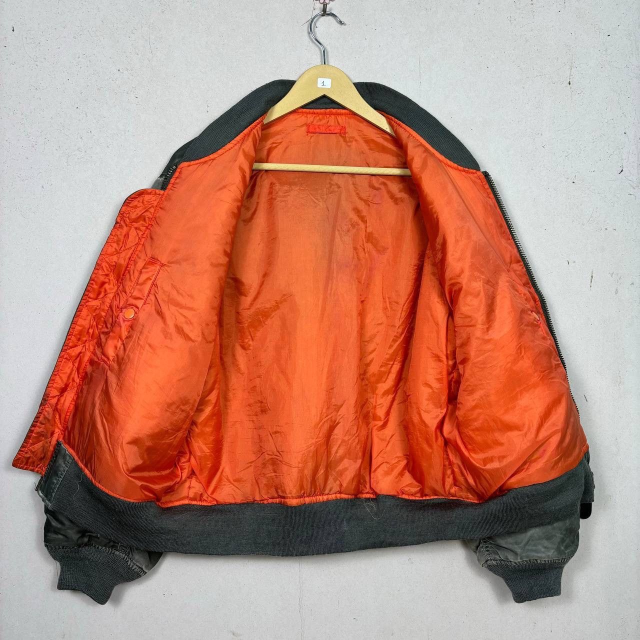 Other Vintage MA-1 Flight Jacket Bomber Grey Size US M / EU 48-50 / 2 - 5 Thumbnail