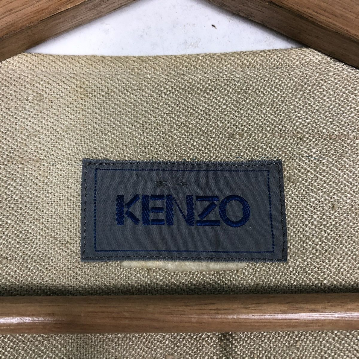 Japanese Brand 🔥Vintage Kenzo Y Collar Chore Jacket Issey Miyake Design Size US M / EU 48-50 / 2 - 16 Thumbnail