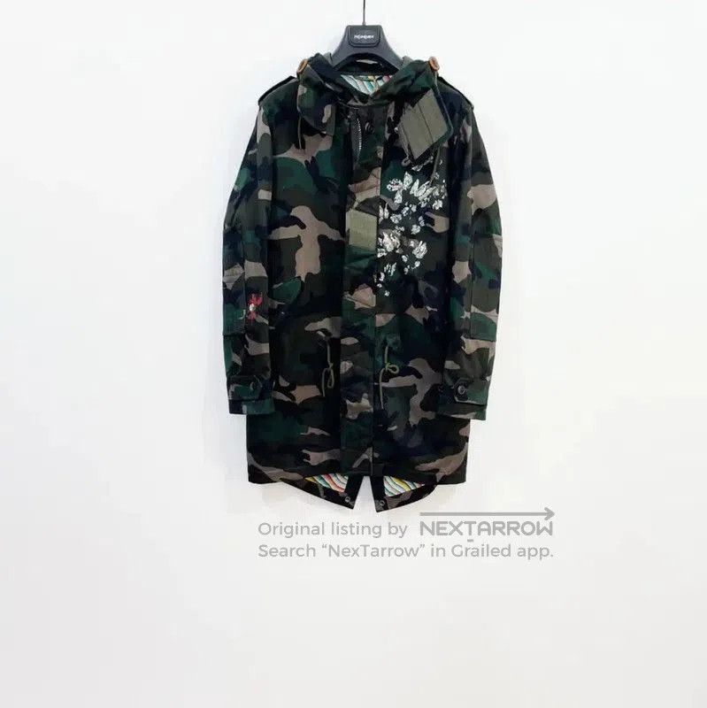 Valentino Valentino Military Green Long Coat for Men . Size US M / EU 48-50 / 2 - 1 Thumbnail