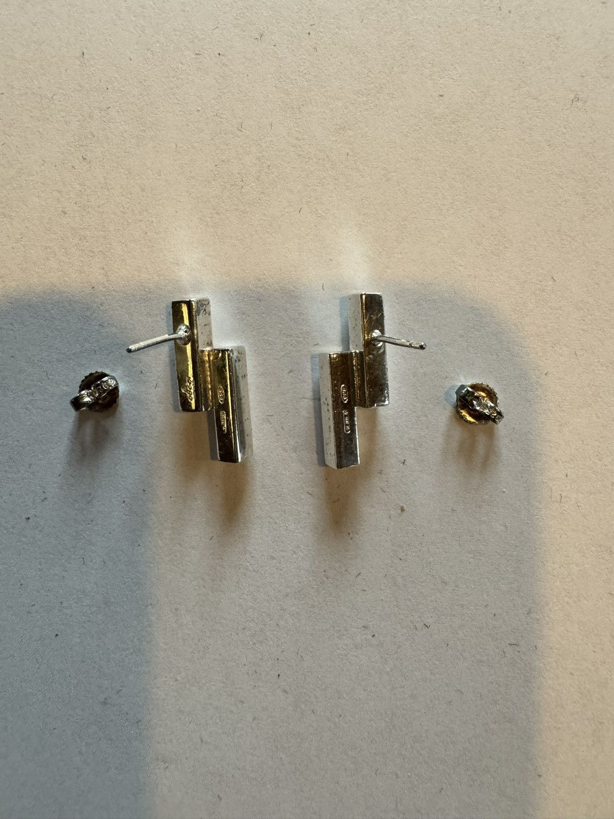 Gucci Vintage Sterling Silver Gucci Earrings Size ONE SIZE - 7 Thumbnail