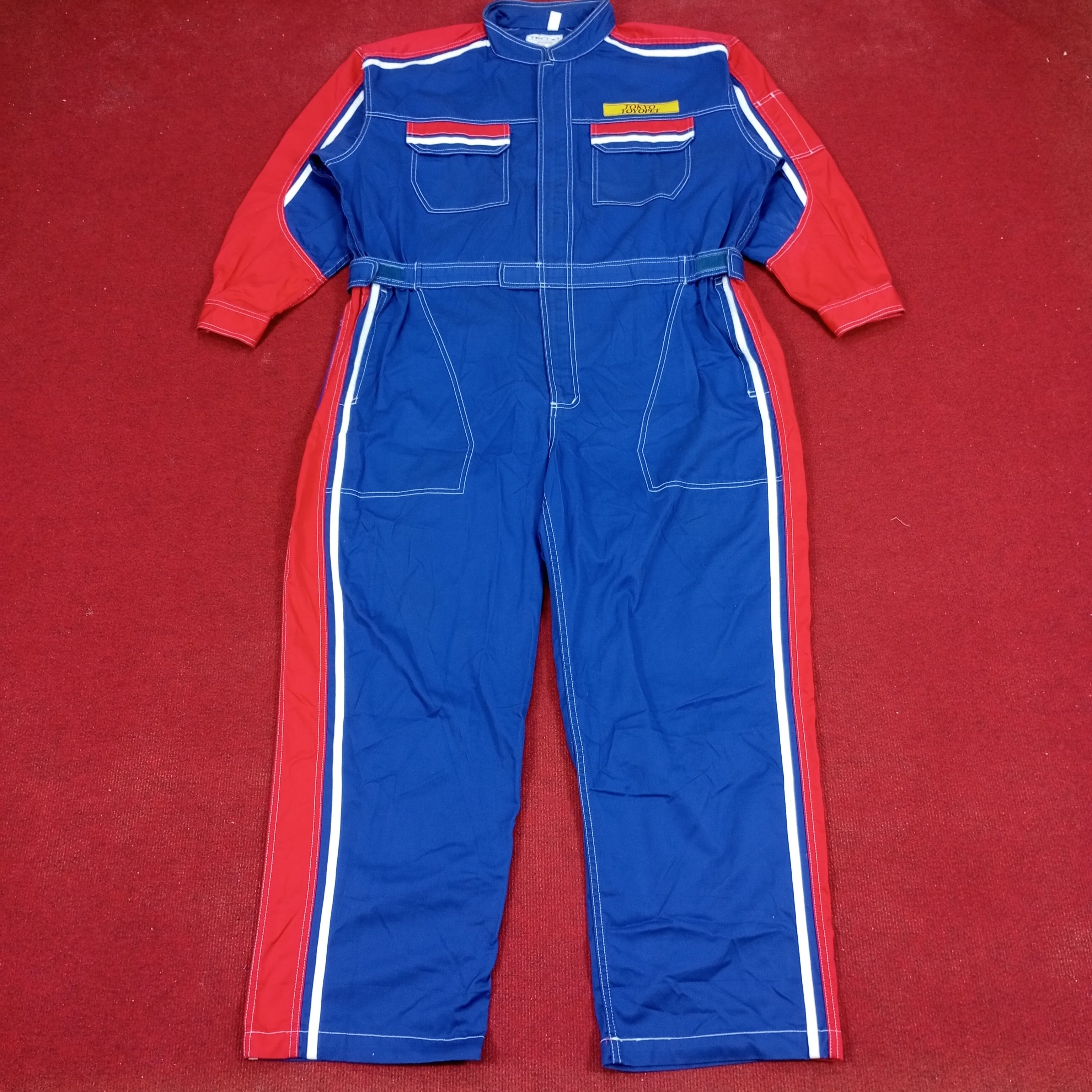 Japanese Brand × Vintage Toyota Tecno Japanese Motorsports Coverall Jacket Size US XXL / EU 58 / 5 - 4 Thumbnail