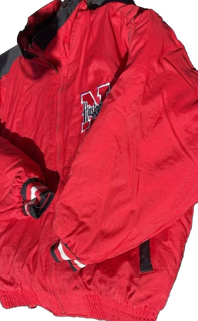 Pro Player Vintage Nebraska Cornhuskers Pro Player Men’s Sz 2XL Jacket Size US XXL / EU 58 / 5 - 3 Thumbnail