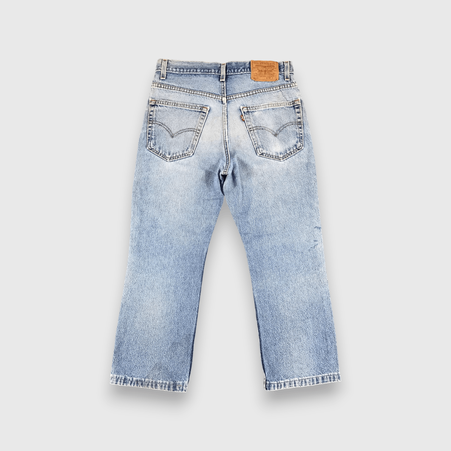 Levi's Stone Washed Levis 517 Vintage Jeans Boot Cut Denim-J1061 Size US 31 - 2 Thumbnail