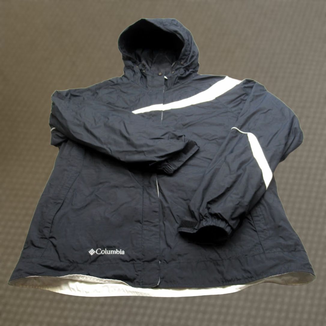 Rains Columbia Jacket Womens XL Waterproof Breathable Hooded Insulated Full Zip Rain Size XL / US 12-14 / IT 48-50 - 1 Thumbnail