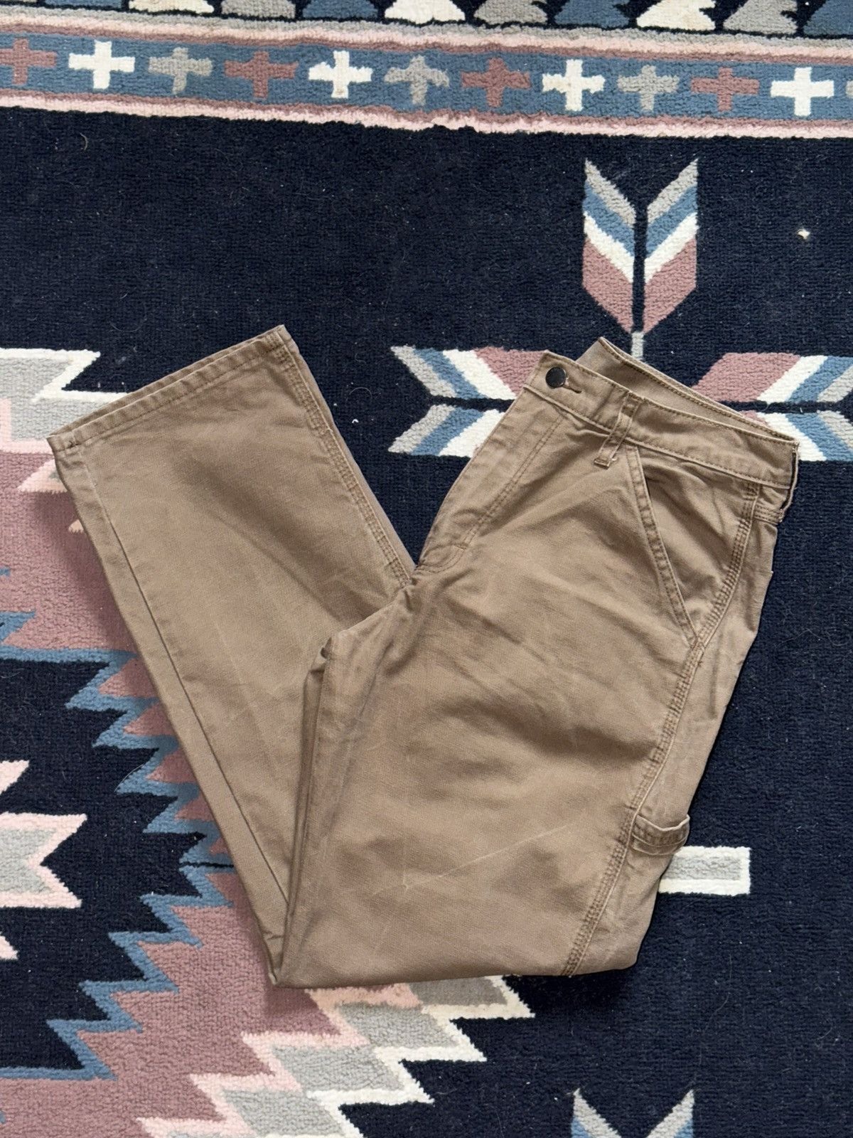 Rustler Rustler Painter’s / Carpenter Pants – Brown – 30x30 Size US 30 / EU 46 - 2 Thumbnail