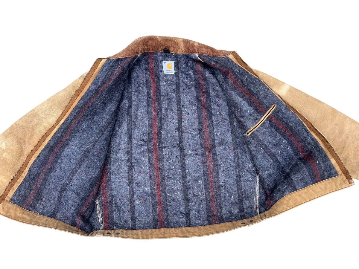Carhartt Distressed 90s Carhartt Detroit Blanket Lined Senim Jacket Size US L / EU 52-54 / 3 - 15 Thumbnail