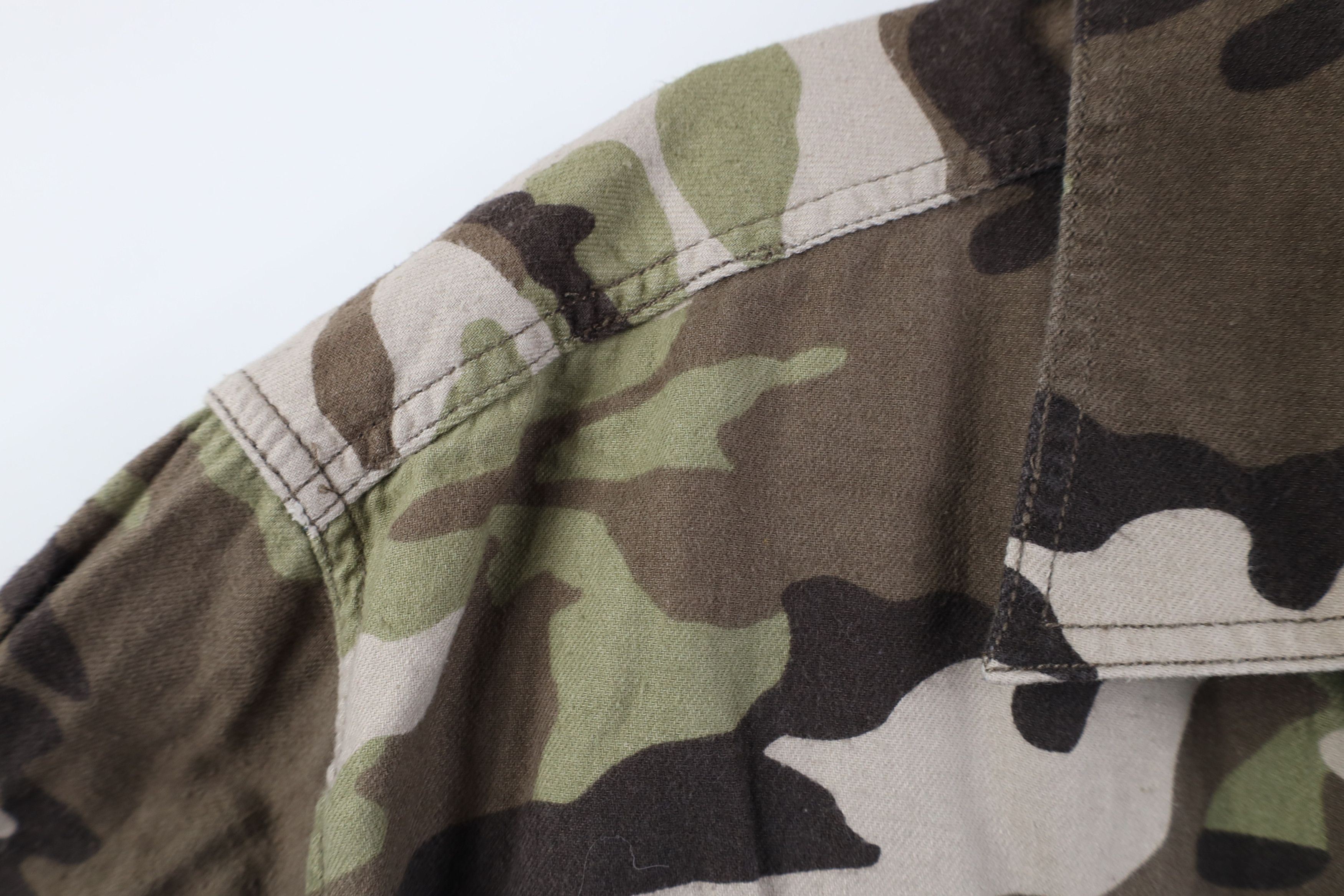 Vintage Vintage 90s Y2K Streetwear Chamois Cloth Button Shirt Size US XXL / EU 58 / 5 - 5 Thumbnail