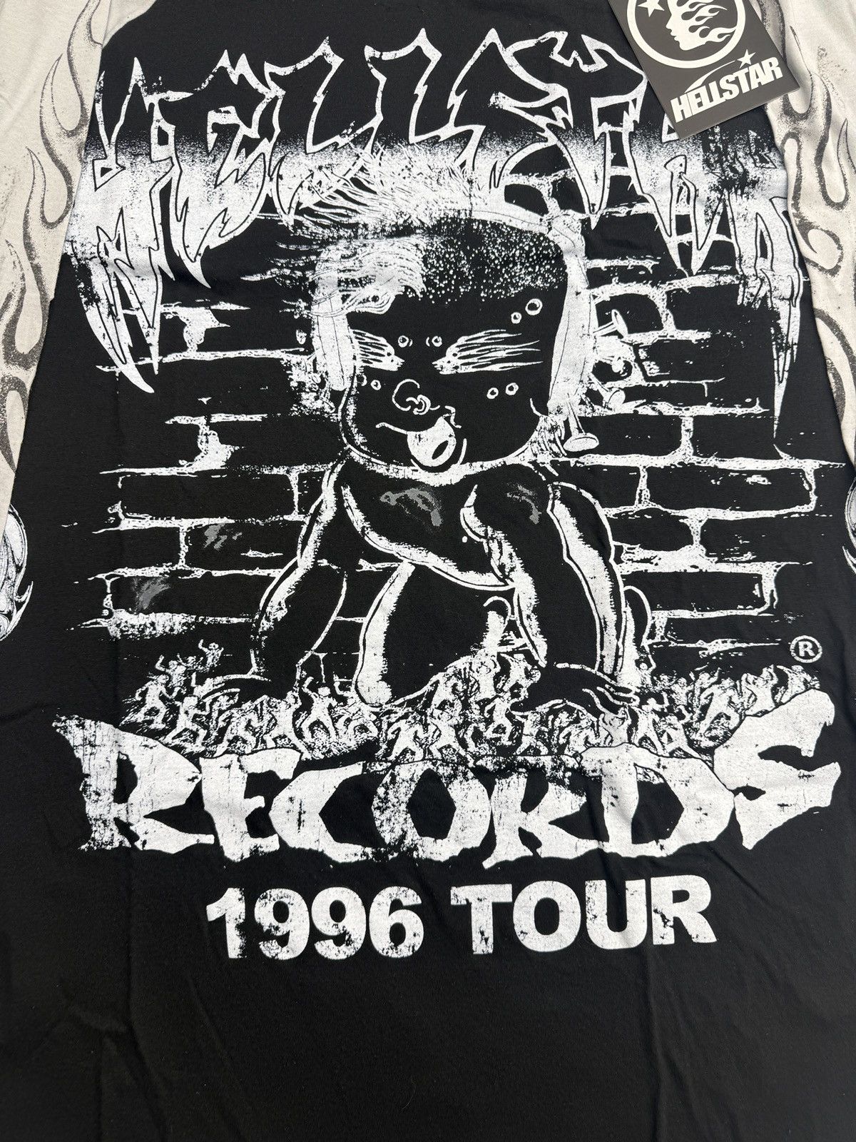 HELLSTAR Hellstar Record Baby Long Sleeve T-shirt Size US XL / EU 56 / 4 - 2 Thumbnail