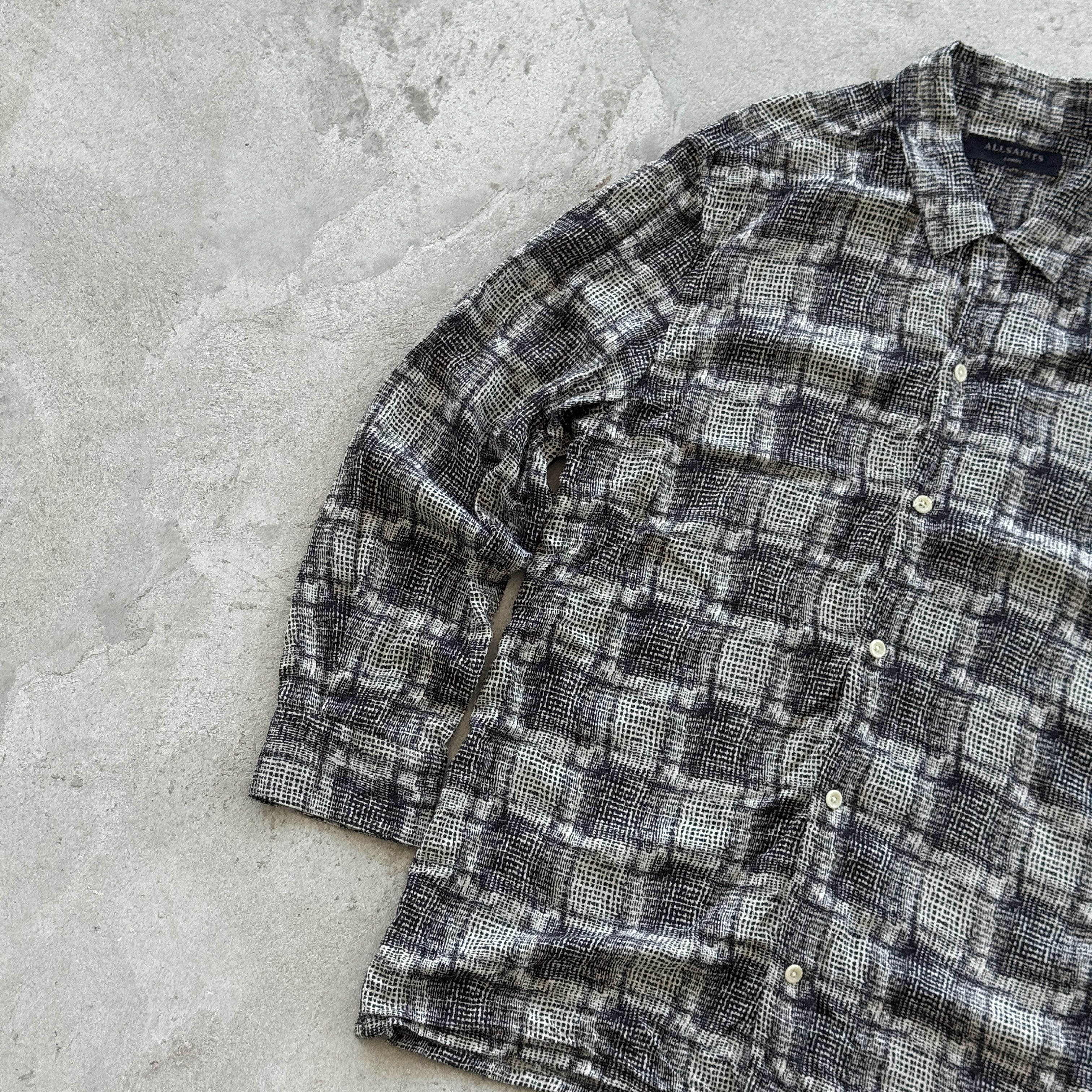 Allsaints AllSaints Abstract Print Long Sleeve Shirt Size Large Size US L / EU 52-54 / 3 - 3 Thumbnail