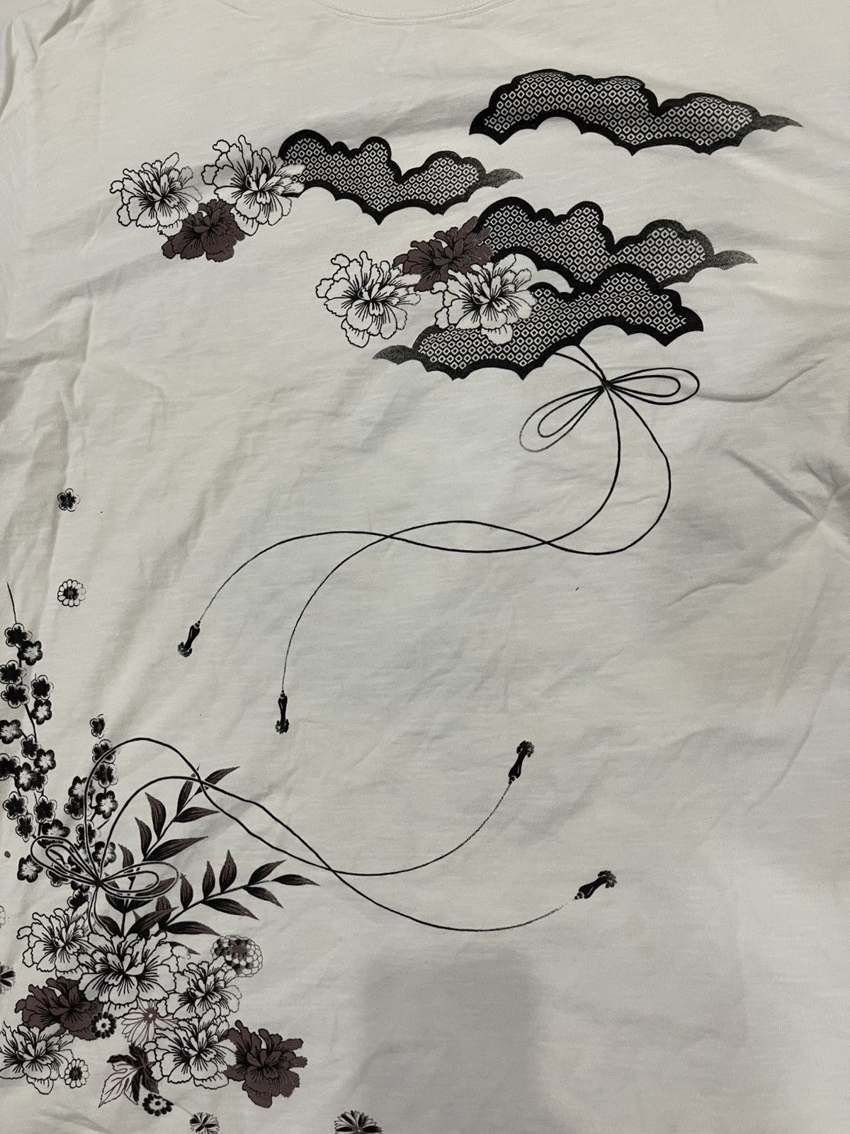 Japanese Brand Sukajan Koi Fish Tee Size US XL / EU 56 / 4 - 10 Thumbnail