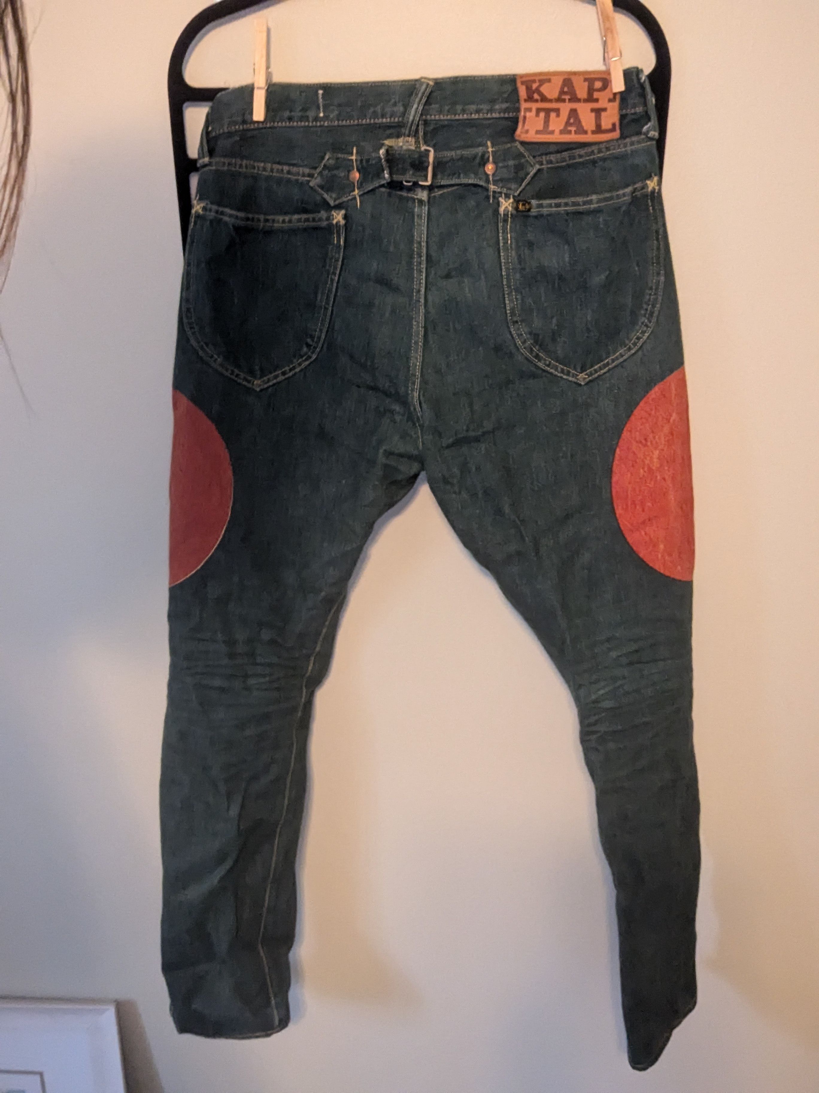 Kapital Kapital Indigo Red Spot Denim Size US 32 / EU 48 - 5 Thumbnail