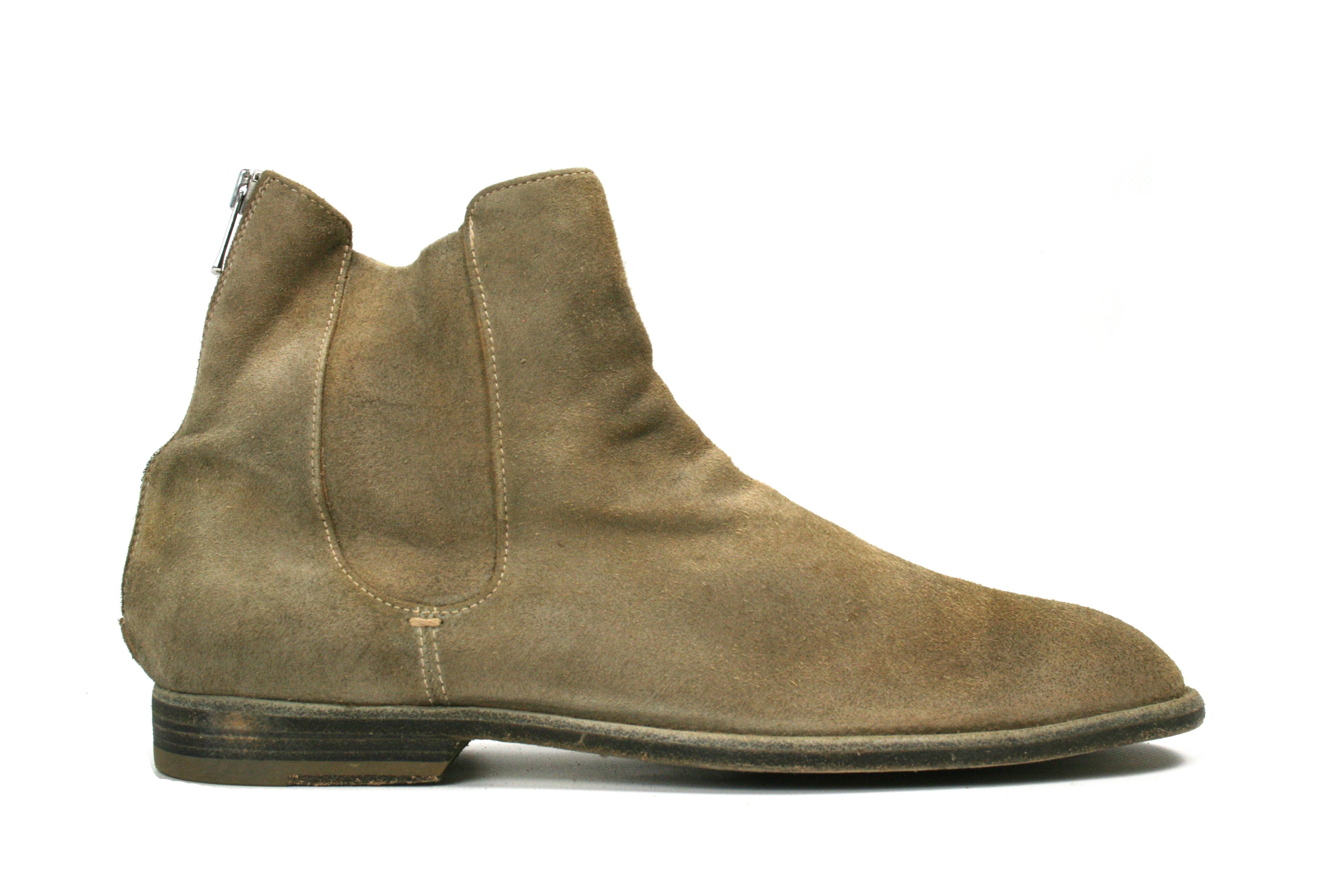 Officine Creative Suede Back Zip Ankle Boots Size US 8 / EU 41 - 3 Thumbnail