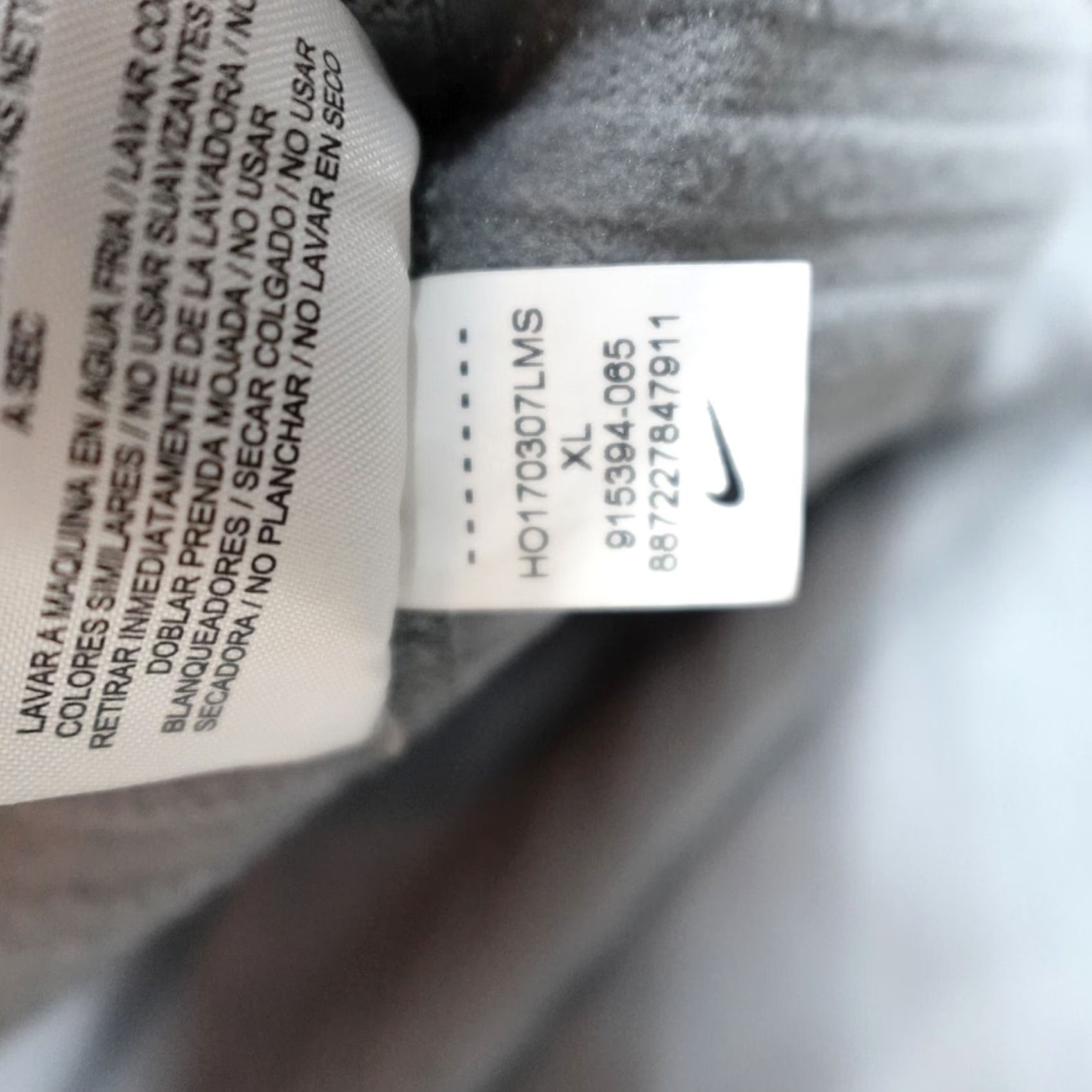 Nike Nike Pro Womens Top XL Gray Long Sleeve Mock Neck Fitted Thermal Shirt Size XL / US 12-14 / IT 48-50 - 5 Thumbnail