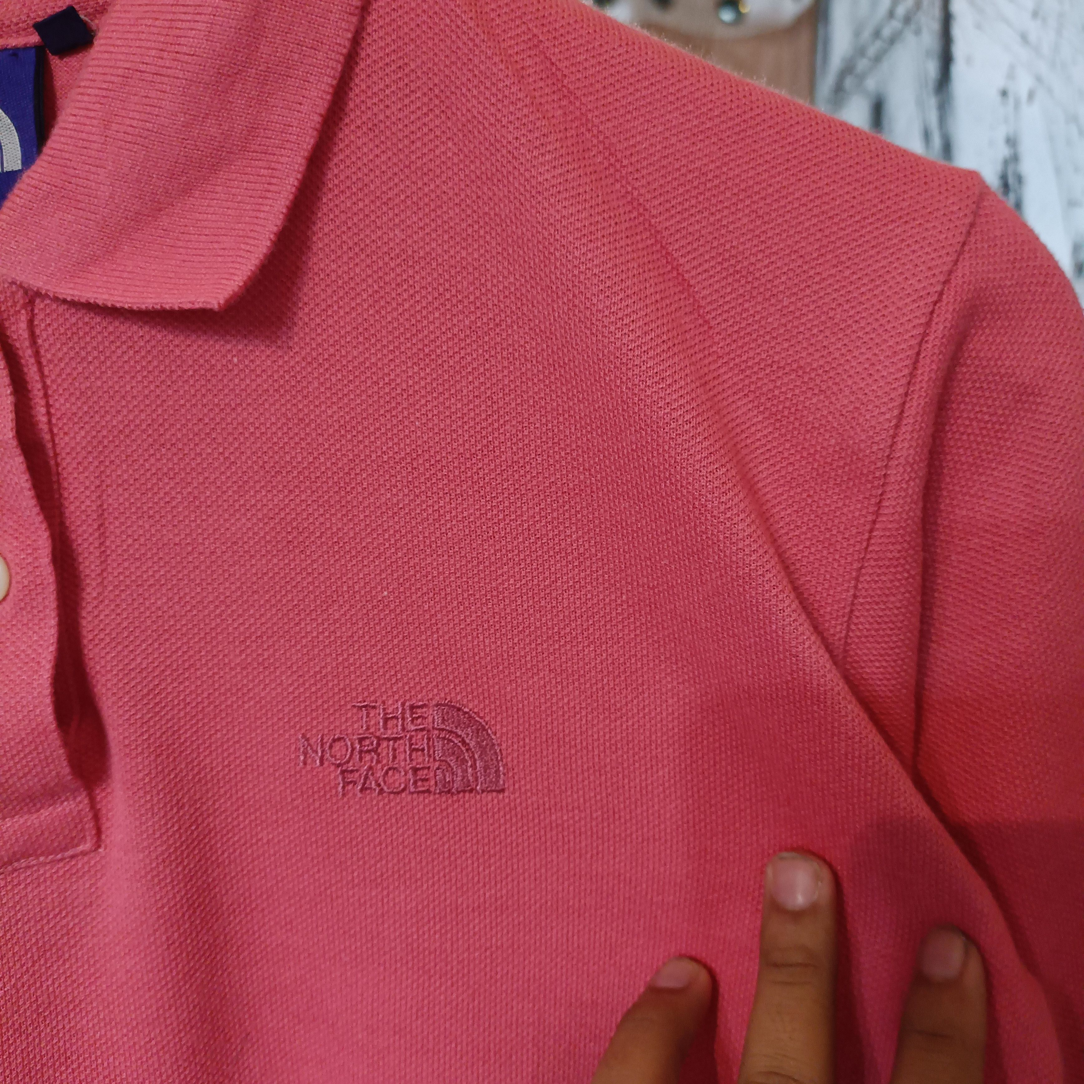 The North Face Purple Label Pink Polo Shirt Long Sleeve Golf Outdoor Style Size M / US 6-8 / IT 42-44 - 3 Thumbnail