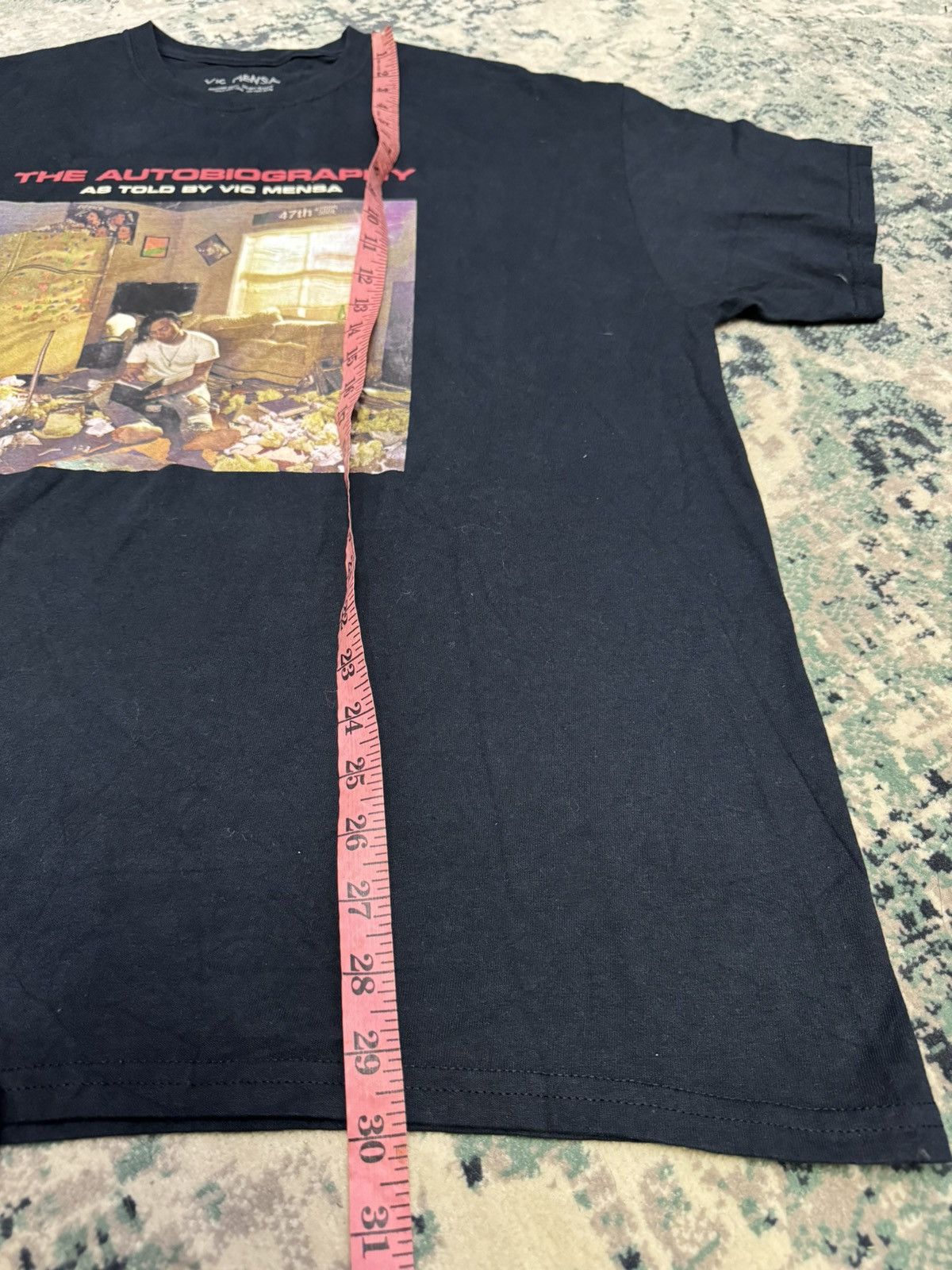 Japanese Brand × Rap Tees VIC MENSA THE AUTOBIOGRAPHY 2017 ALBUM RAP SHIRT Size US XL / EU 56 / 4 - 3 Thumbnail