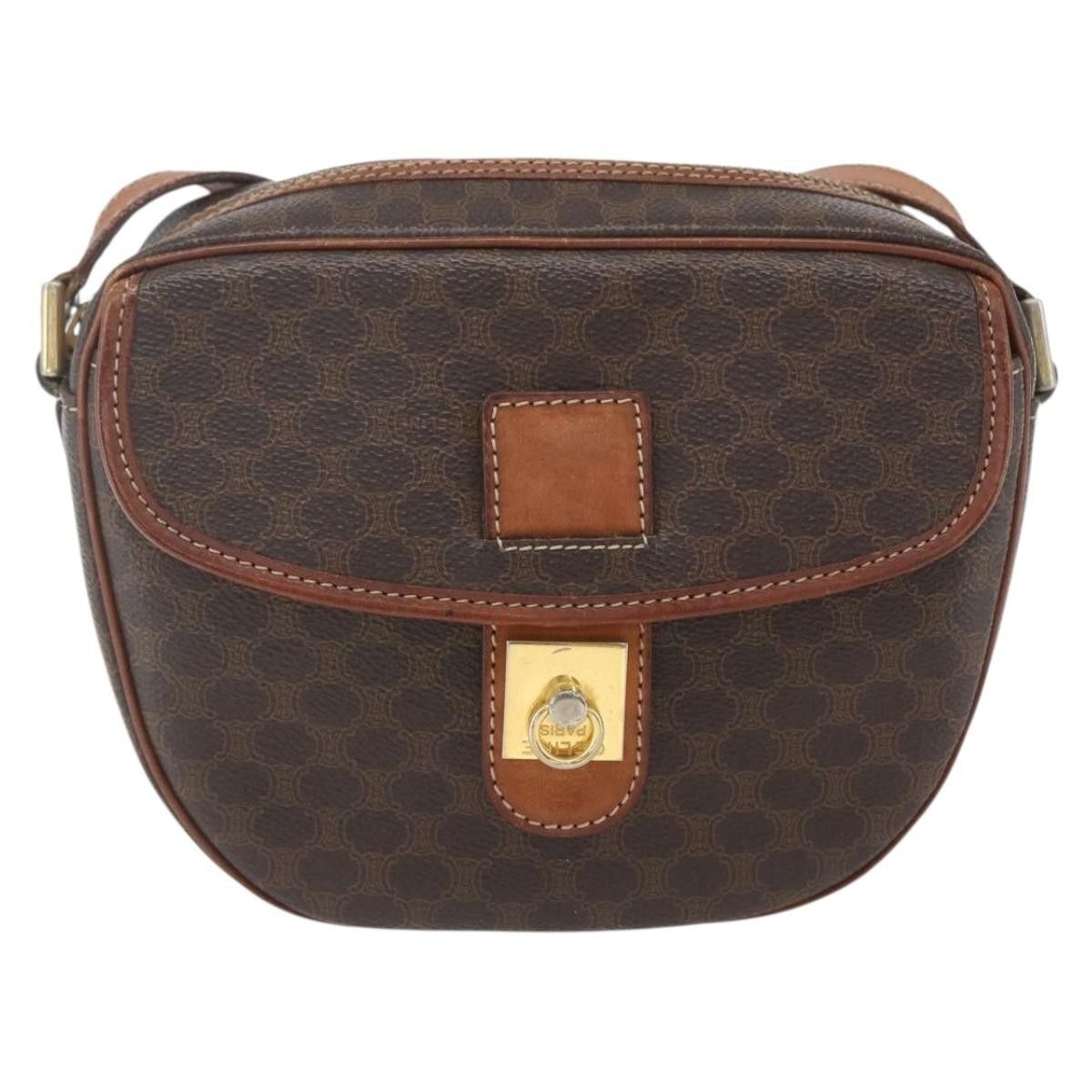 Celine Celine Vintage Macadam Canvas and Leather Size ONE SIZE - 1 Thumbnail