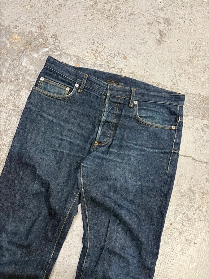 Dior 2010s Dior Navy Slim Denim Jeans by Kris Van Assche Size US 31 - 6 Thumbnail