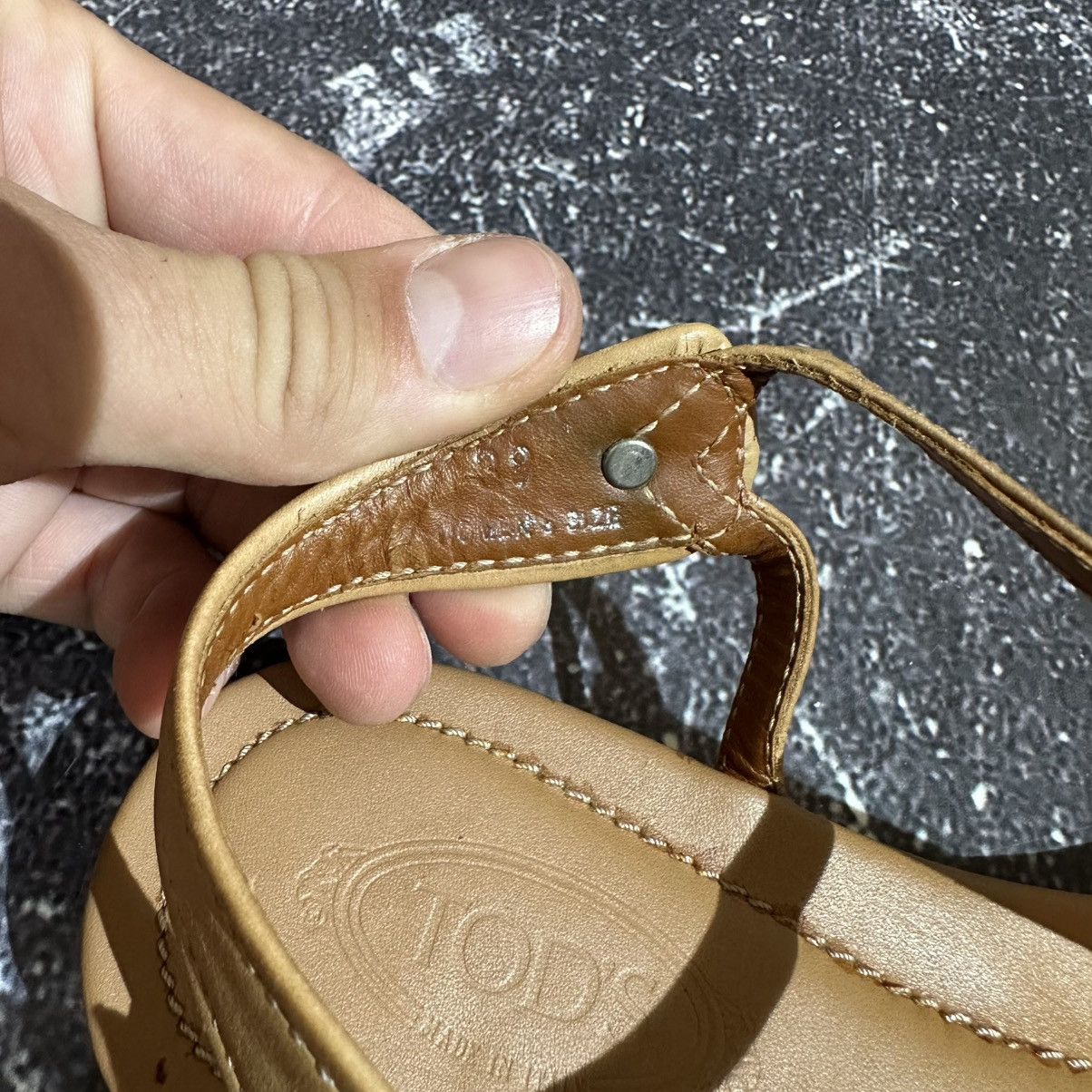 Tod's TOD’S - Women’s Leather Sandals Size 38 Size US 8 / IT 38 - 16 Thumbnail