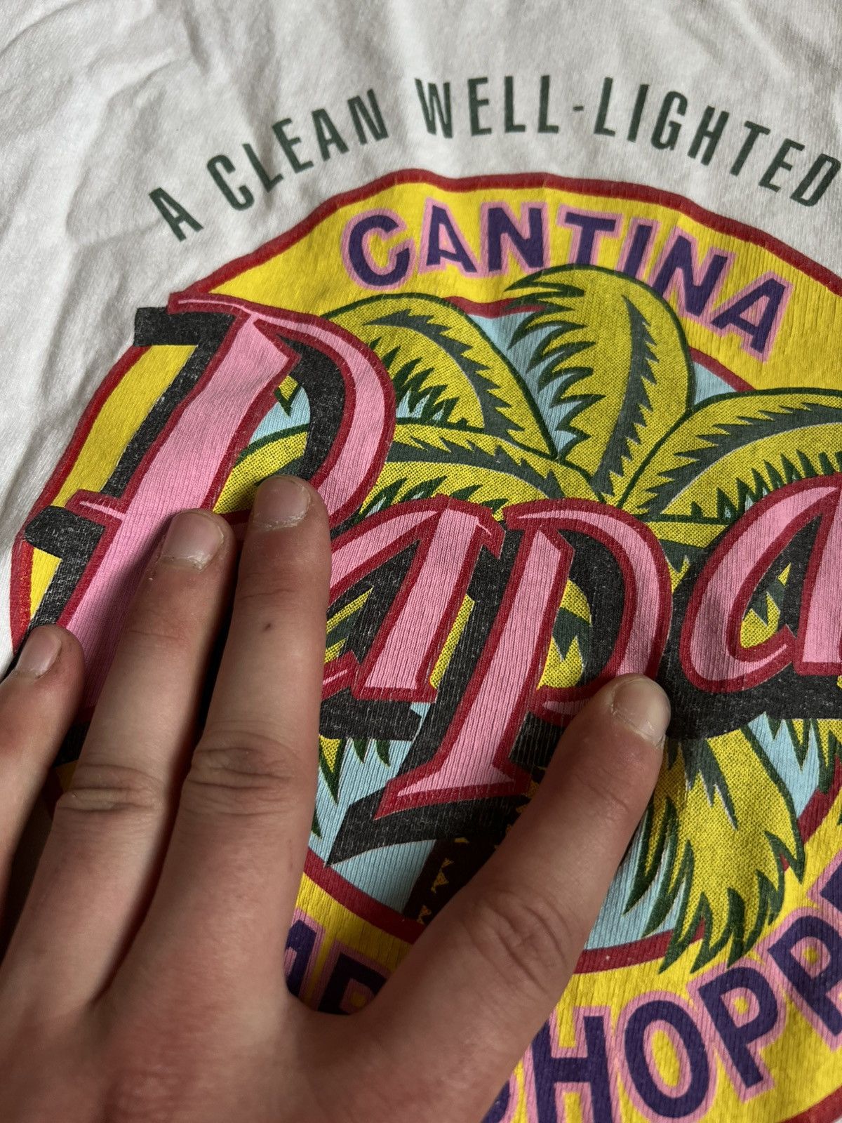 Other Rare Vintage T-Shirt Papais Papas White Size L Size US L / EU 52-54 / 3 - 13 Thumbnail