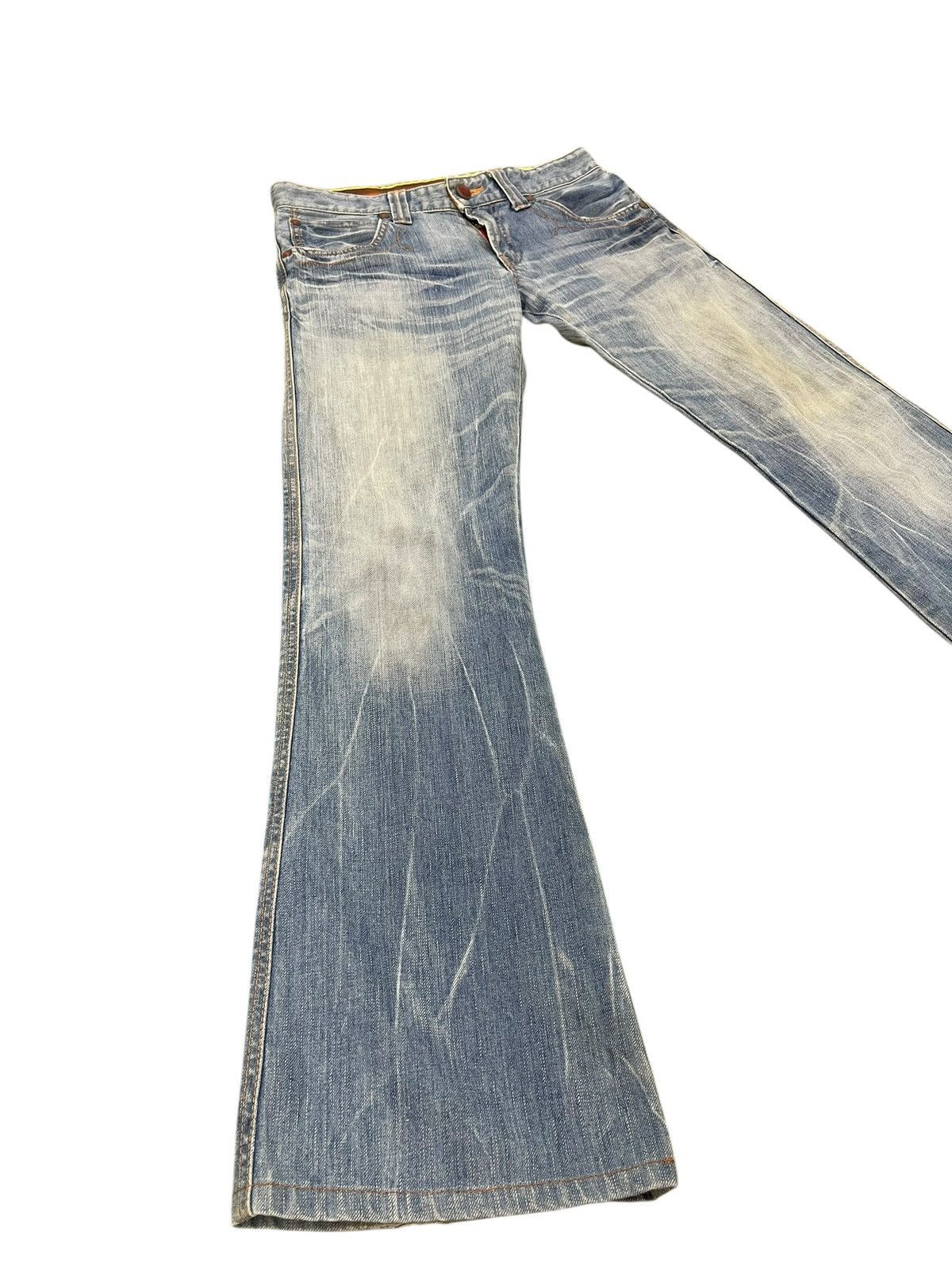 Edwin Flare Jeans Edwin Native Faded Boot Cut Chrome Hearts 2🟦7 Size US 32 / EU 48 - 11 Thumbnail