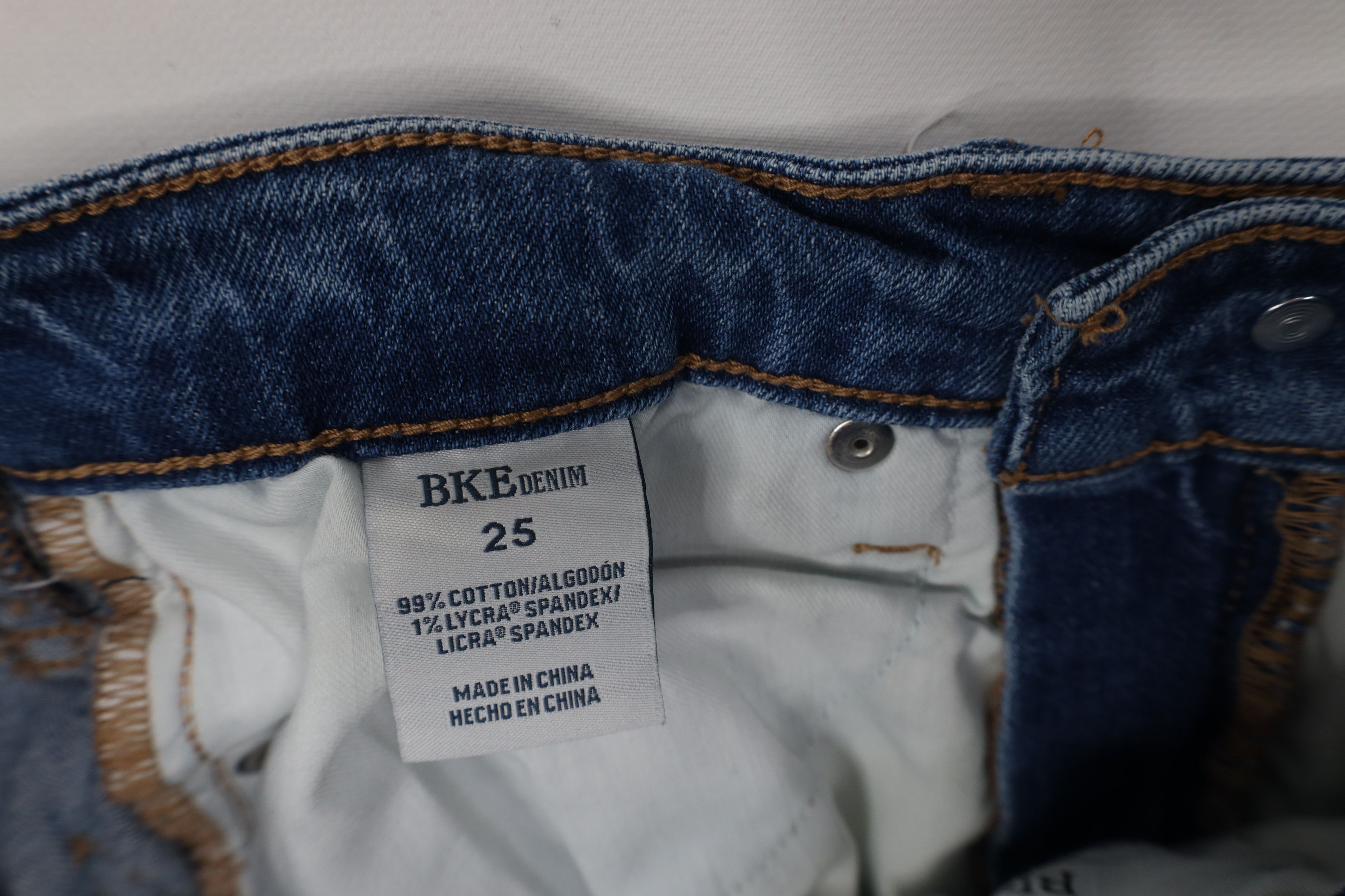 Vintage Buckle BKE Universal Fit High Rise Ankle Skinny Denim Jeans Size 25" / US 0 / IT 36 - 11 Thumbnail