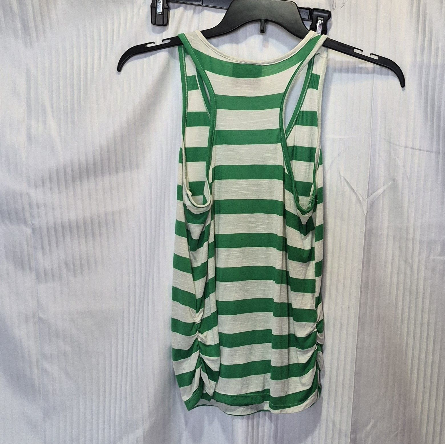 Other Pink Rose Med Green and White Striped Racerback Tank Size M / US 6-8 / IT 42-44 - 5 Thumbnail