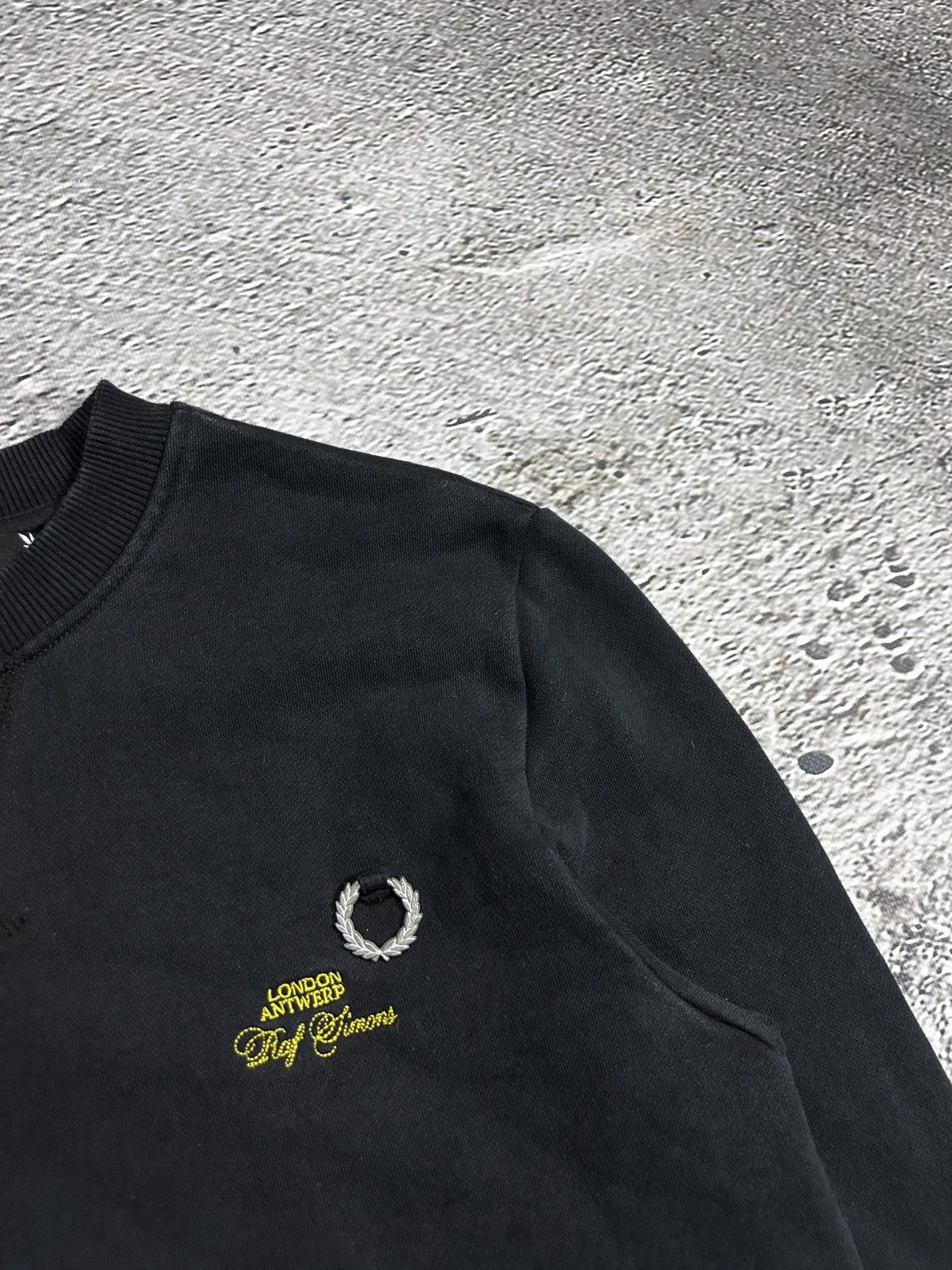 Fred Perry × Raf Simons Raf Simons x Fred Perry Sweatshirt London Antwerp AW2020 Size US S / EU 44-46 / 1 - 2 Thumbnail