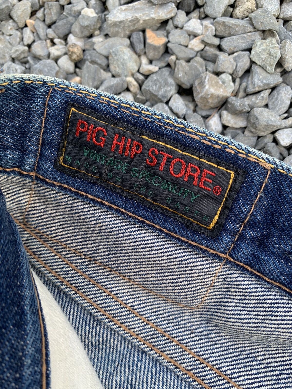 Kapital VTG PIG HIP STORE SELVEDGE RUSTY JAPANESE DISTRESSED DENIM Size US 30 / EU 46 - 11 Thumbnail