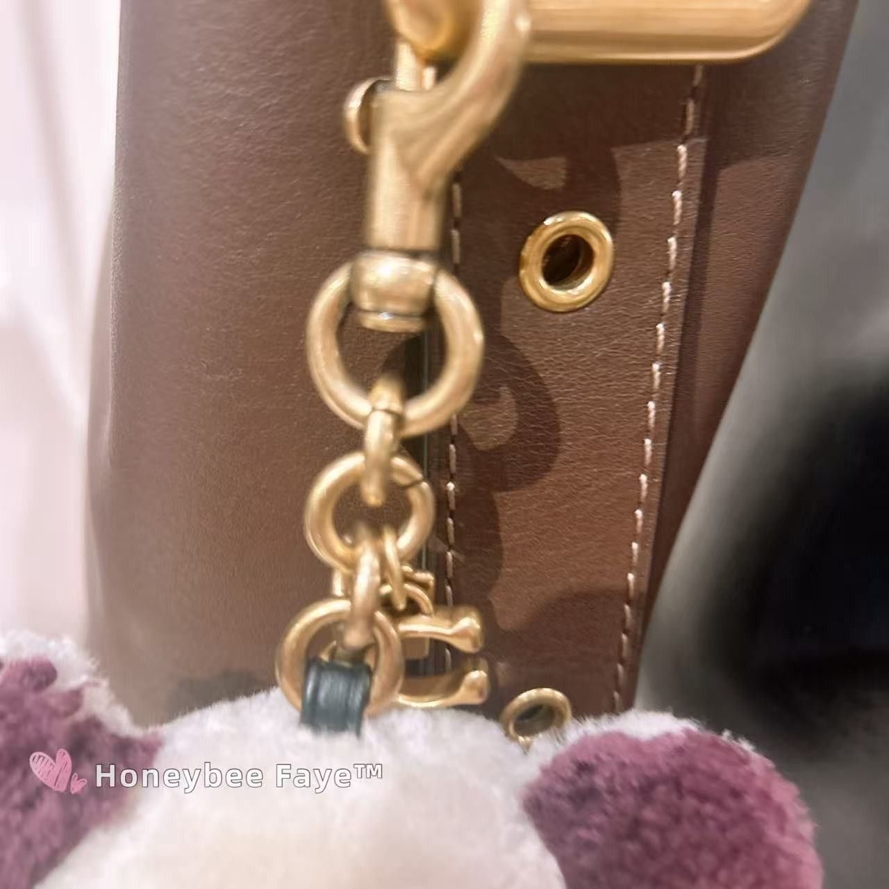 Coach Ellie Bag Charm In Shearling CCR24 Size ONE SIZE - 4 Thumbnail