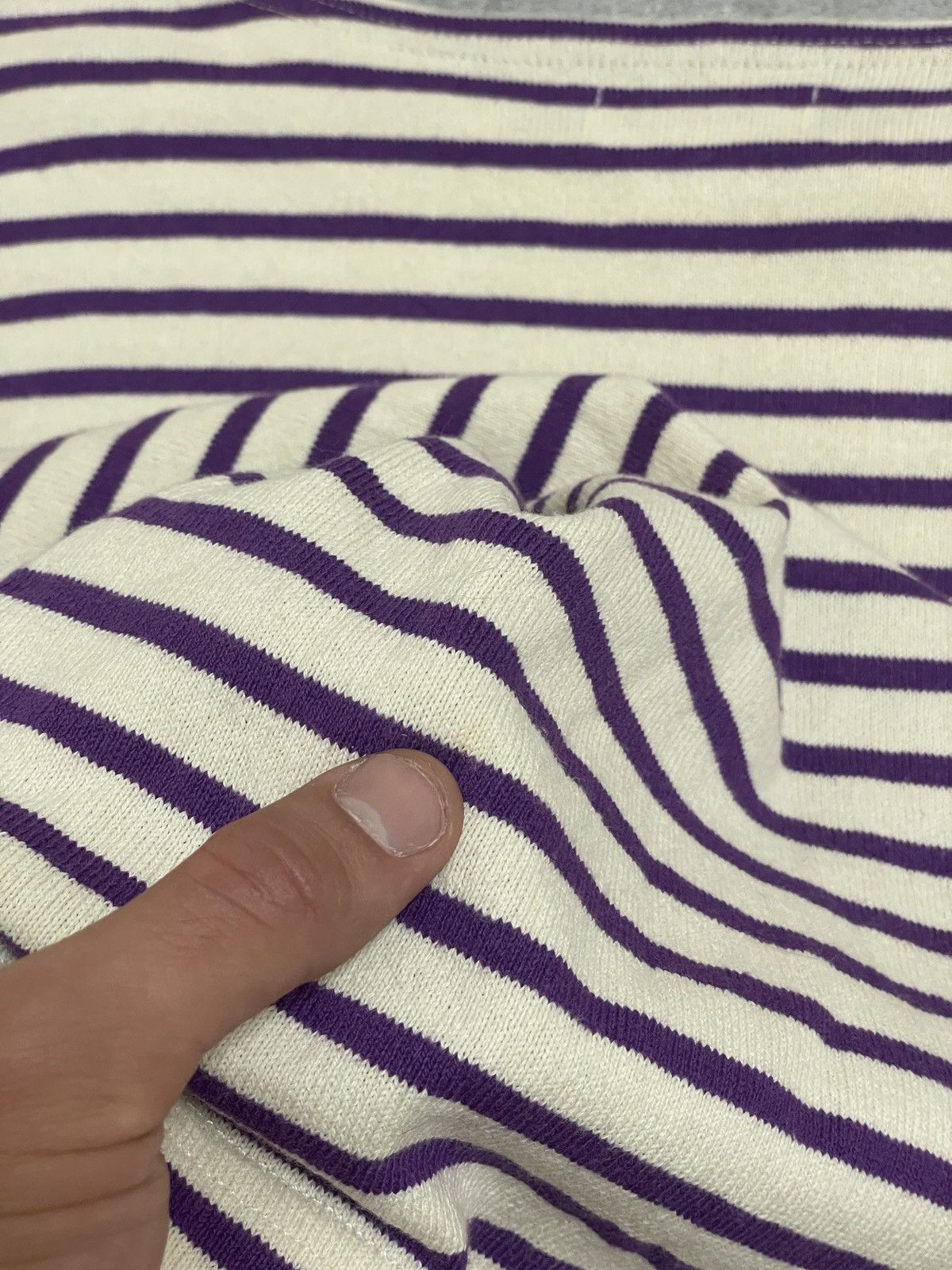 Beams Plus Beams Boy Y2K Stripe WP Longsleeve Shirt Size US S / EU 44-46 / 1 - 11 Thumbnail