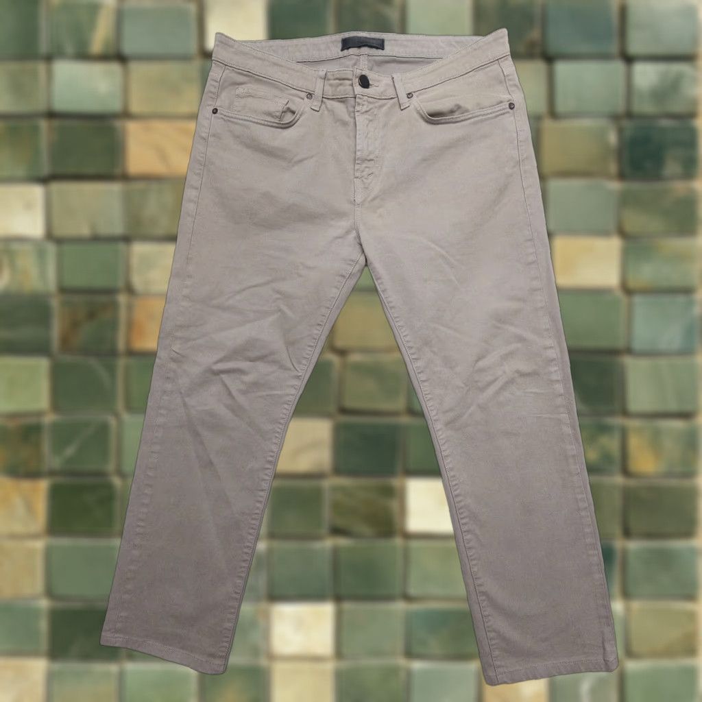 J Brand J. Brand Kane 5-Pocket Pants Mens 34 Chino Khaki Beige Cotton Twill Regular Straight Pocket 5-Design Vintage No Women Mens Size US 34 / EU 50 - 1 Thumbnail
