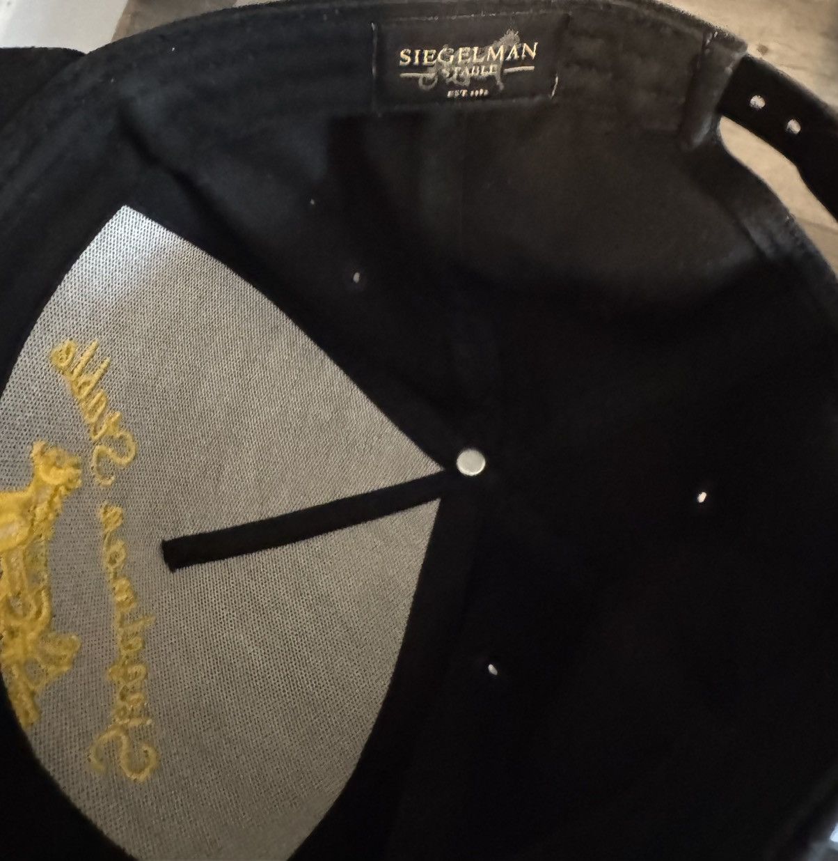 Siegelman Stable Siegelman Stable Hat Black and Yellow Size ONE SIZE - 2 Thumbnail