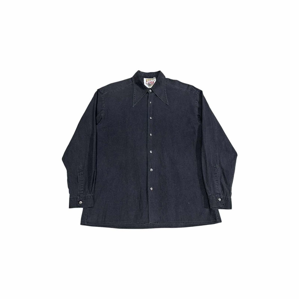 If Six Was Nine × Japanese Brand × Seditionaries 🔥Rare Vintage CCC Suzie B London Dracula Shirt Goth Punk UK Size US L / EU 52-54 / 3 - 2 Thumbnail