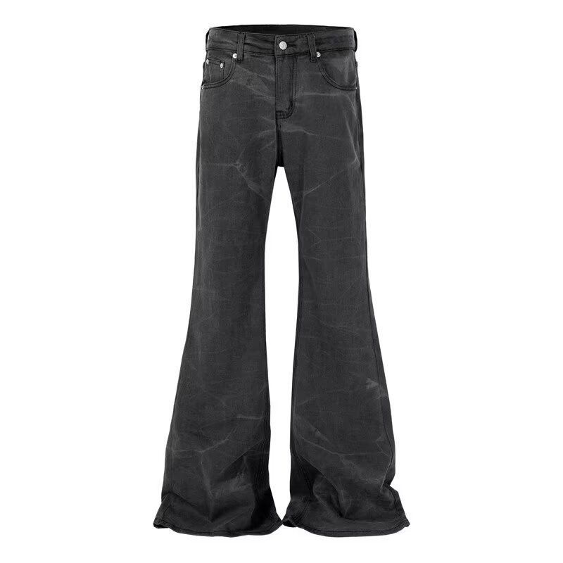 Jean × Vintage Washed Flared Ripple Design Jeans Size US 29 - 5 Thumbnail