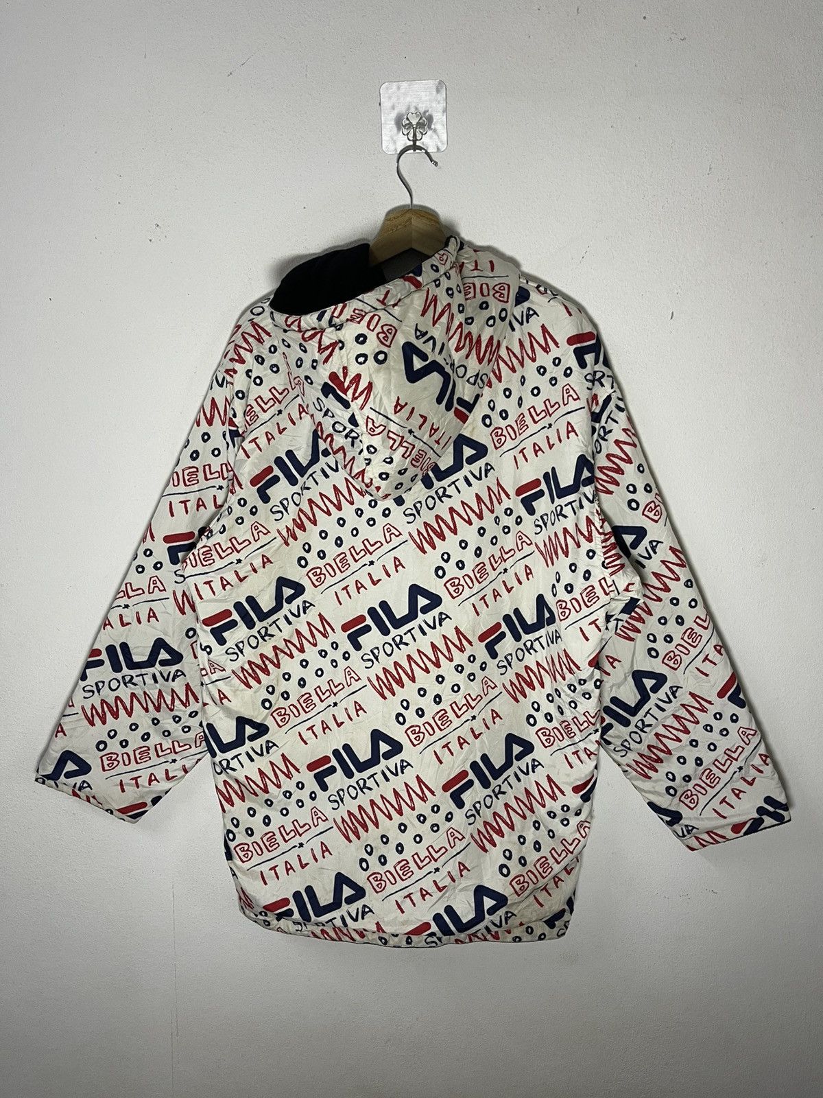 Fila Vintage FILA Reversible Hoodies Jacket Size US XL / EU 56 / 4 - 7 Thumbnail