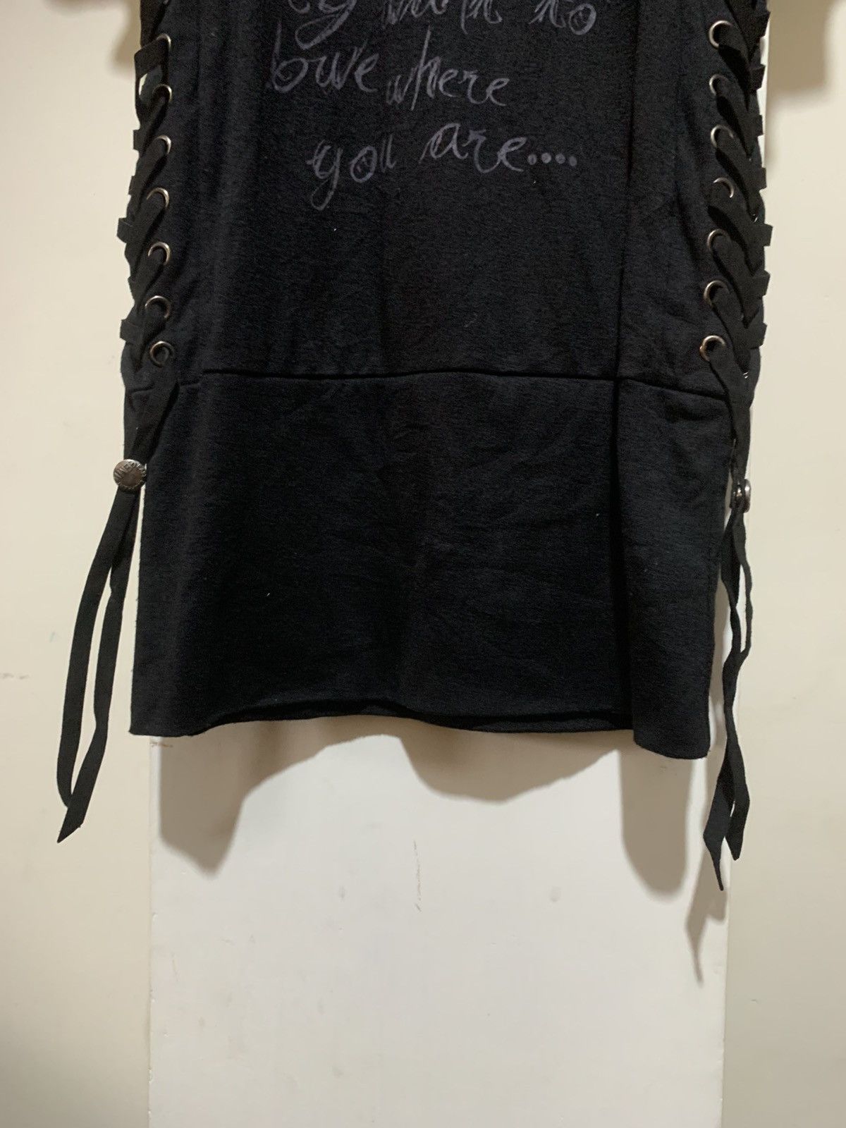 If Six Was Nine Japanese Jannis ‘ MOSTHIGH ‘ Poem Punk Grunge Tee Shirt Size M / US 6-8 / IT 42-44 - 4 Thumbnail