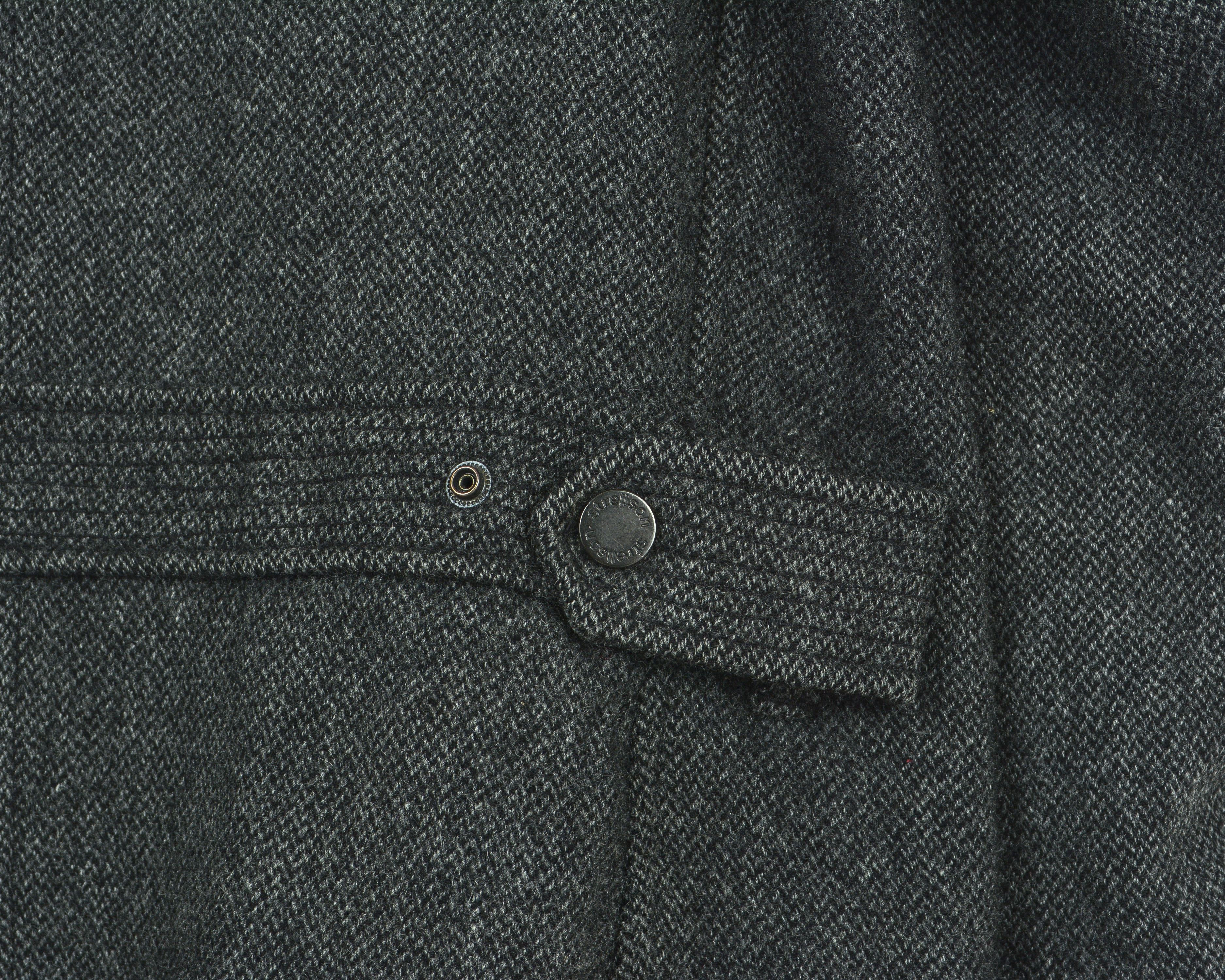 Strellson UK 40 US Virgin Wool Pea Over Coat Tweed Jacket EU 50 M Size US M / EU 48-50 / 2 - 6 Thumbnail