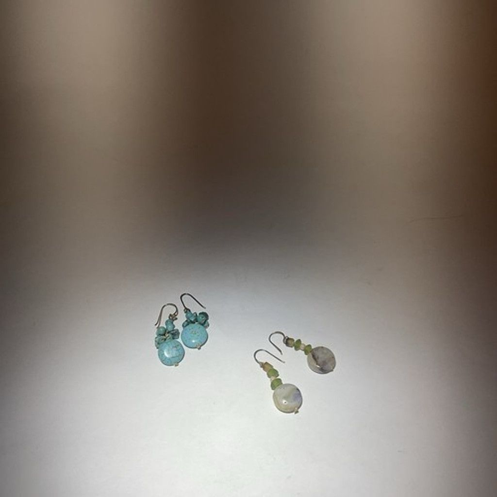 Other Pannee 2 Dangle Drop Bead/Beaded Green Turquoise Earrings Size ONE SIZE - 13 Thumbnail