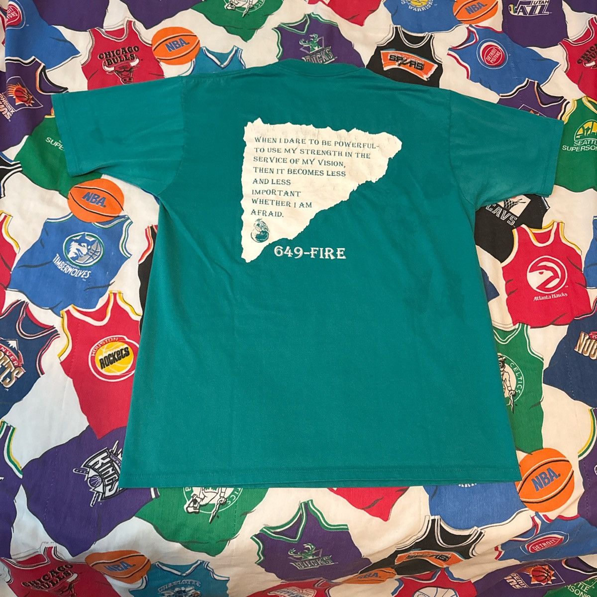 Vintage Vintage 90s Trails of Fire Certified Fire Walker Tee Size US L / EU 52-54 / 3 - 2 Thumbnail