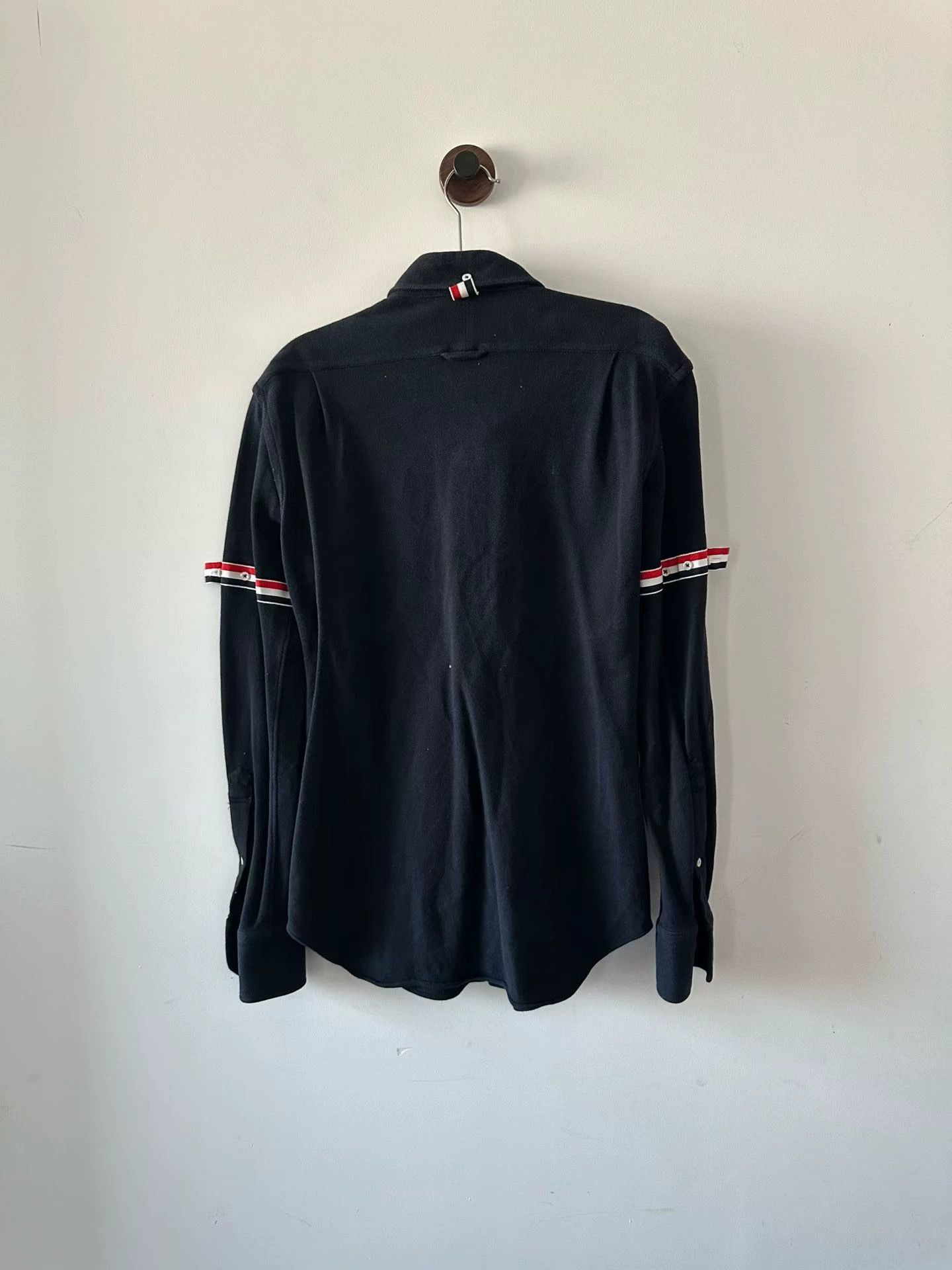 Thom Browne Thom Browne Navy Double Armband Shirt Size 1 Size US S / EU 44-46 / 1 - 2 Thumbnail