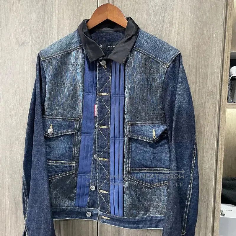 Dsquared2 DSQUARED2 Blue Leather Women's Jacket . Size S / US 4 / IT 40 - 7 Thumbnail