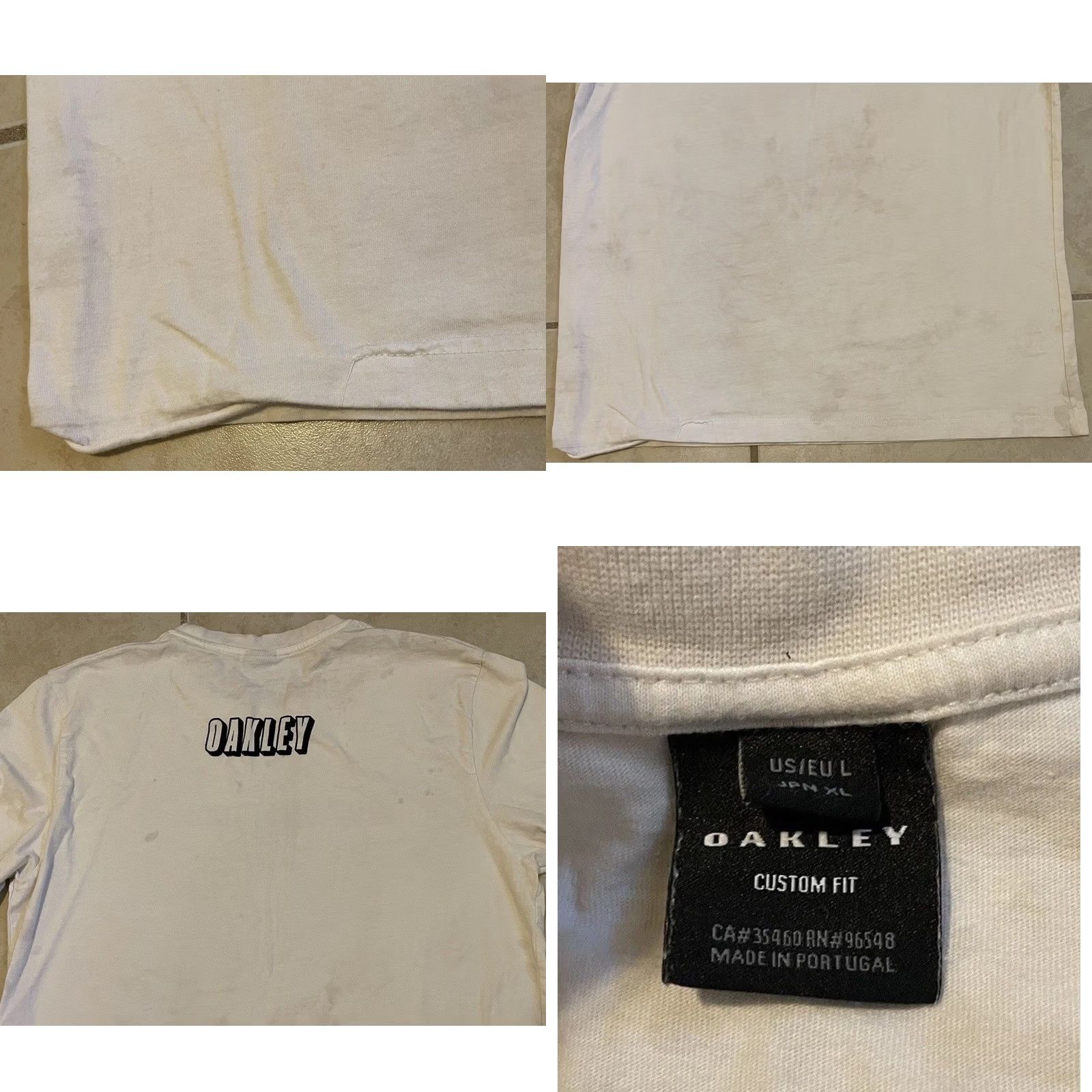Oakley VINTAGE Oakley Thermonuclear Racing Team Faded Distressed Shirt M White 90s Rock Biker Military USA Mens Size US M / EU 48-50 / 2 - 10 Thumbnail